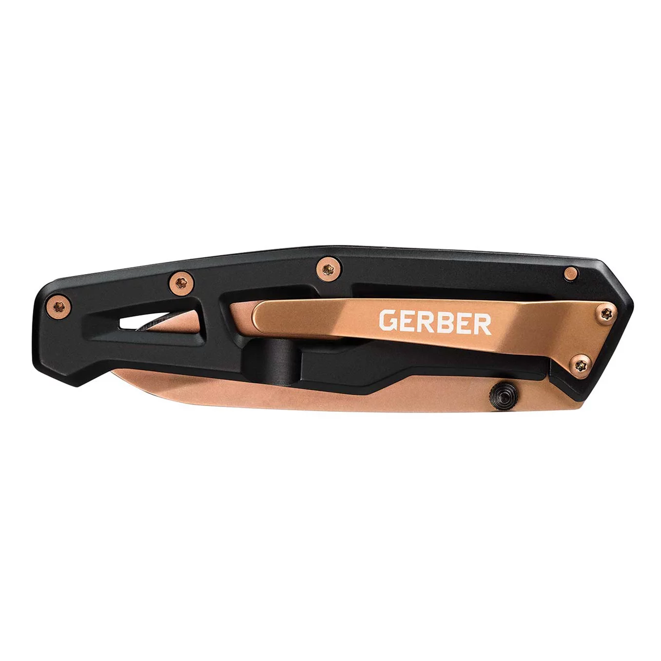 Gerber Paralite Folding Knife, Plain Edge, Rose and Black