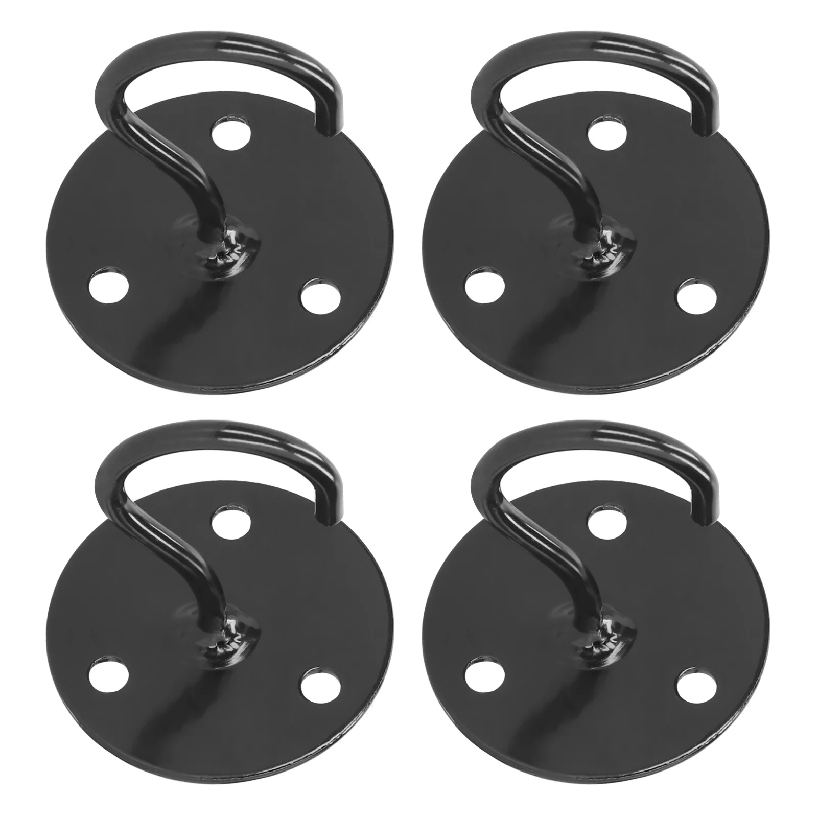 Aigid Ceiling Hooks, 4 Set Wrought Iron Wall Mounted Hooks Plant Bracket Hangers for Hanging Bird Feeders Lanterns