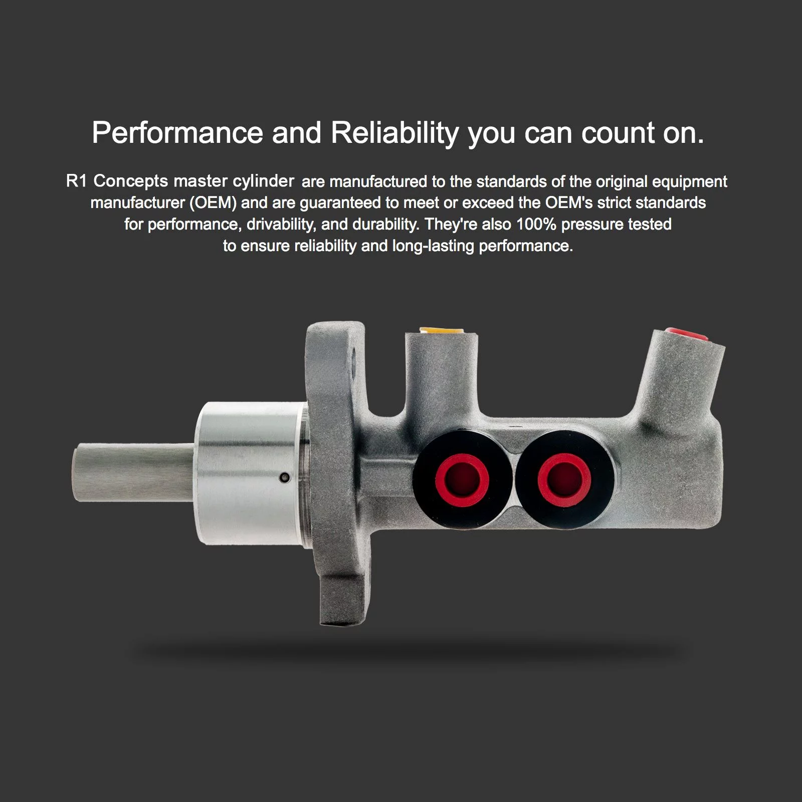 Dynamic Friction Company Brake Master Cylinder 355-76021 For 2004-2008 Toyota Solara, 2005-2006 Toyota Camry