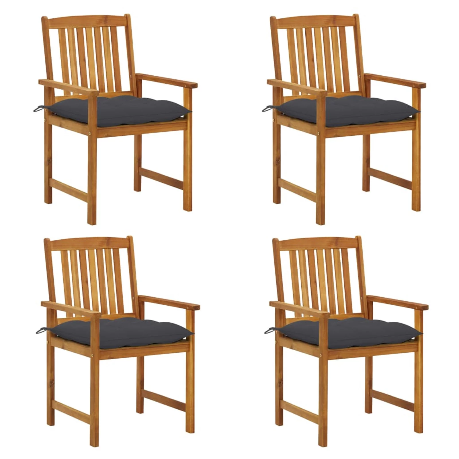 Andoer parcel,Chairs Patio Chairs Furniture Patio Set Patio Chair 4 Pcs With Cushions 3061198 Ciadaz Chair Deck Lawn Vidaxl ChairsChairss Jiaocha Patio Furniture ChairsChairss With