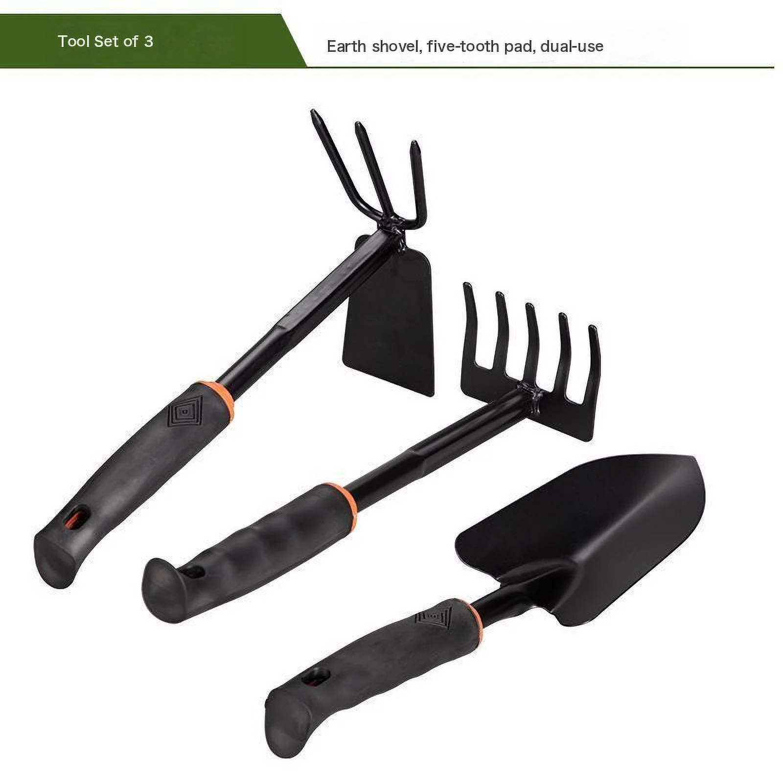 Shovel Shovel Small Shovel Flower Planting Tools Three-Piece Set Of Small Rake Small Hoe Shovel Agricultural Catch The Sea Gardening Planting Vegetables