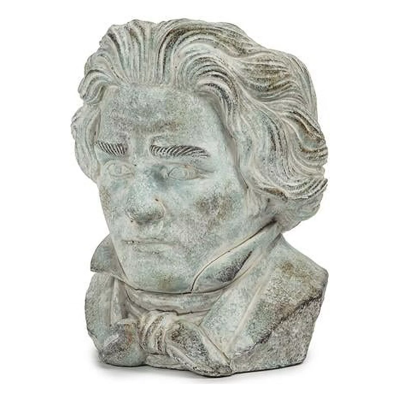 Abbott Collections AB-27-LUDWIG-203-SM 9 in. Beethoven Head Planter, Grey - Small