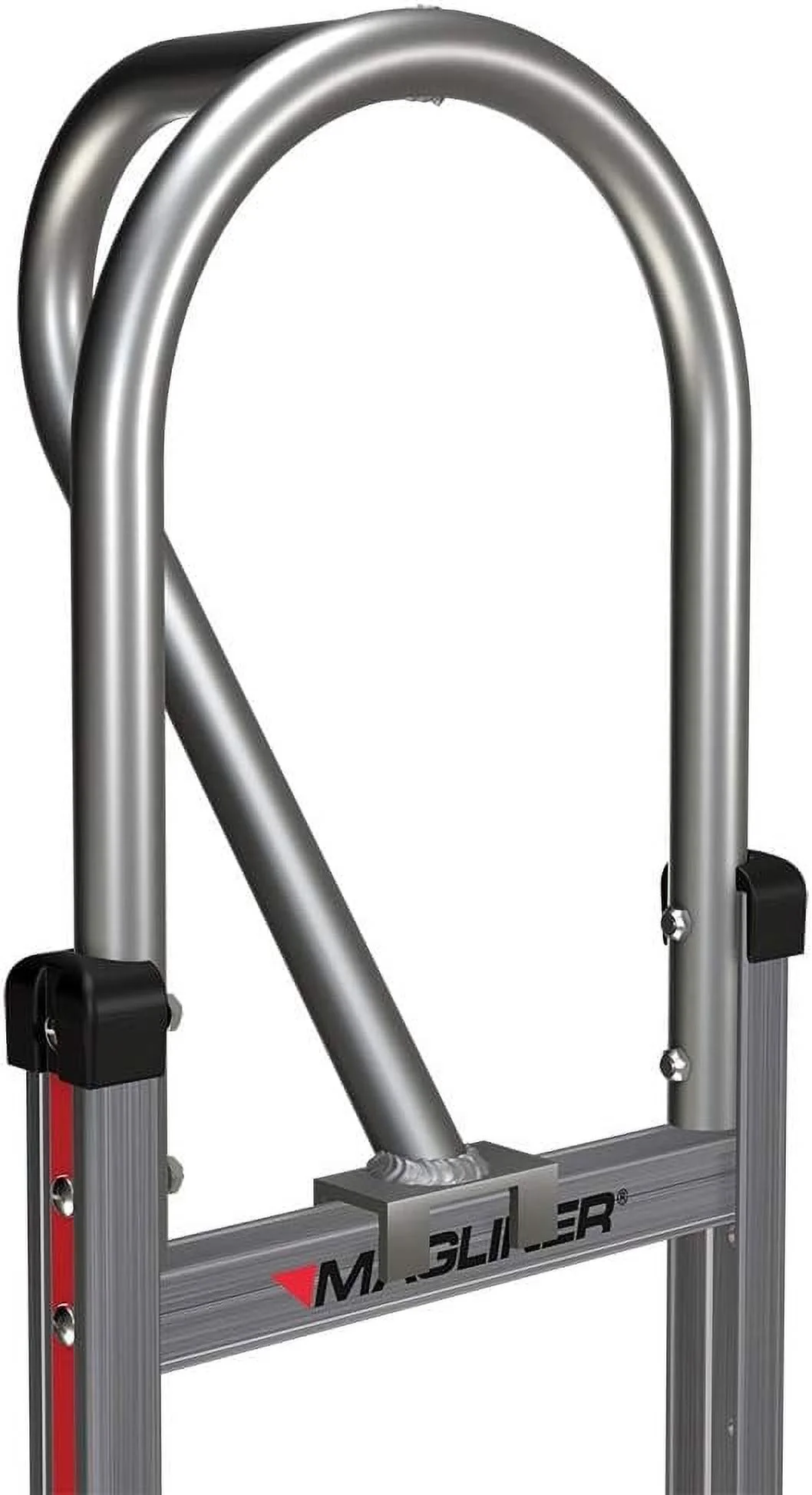 Magliner HMK15AUAC Aluminum Hand Truck, Vertical Loop Handle, 18