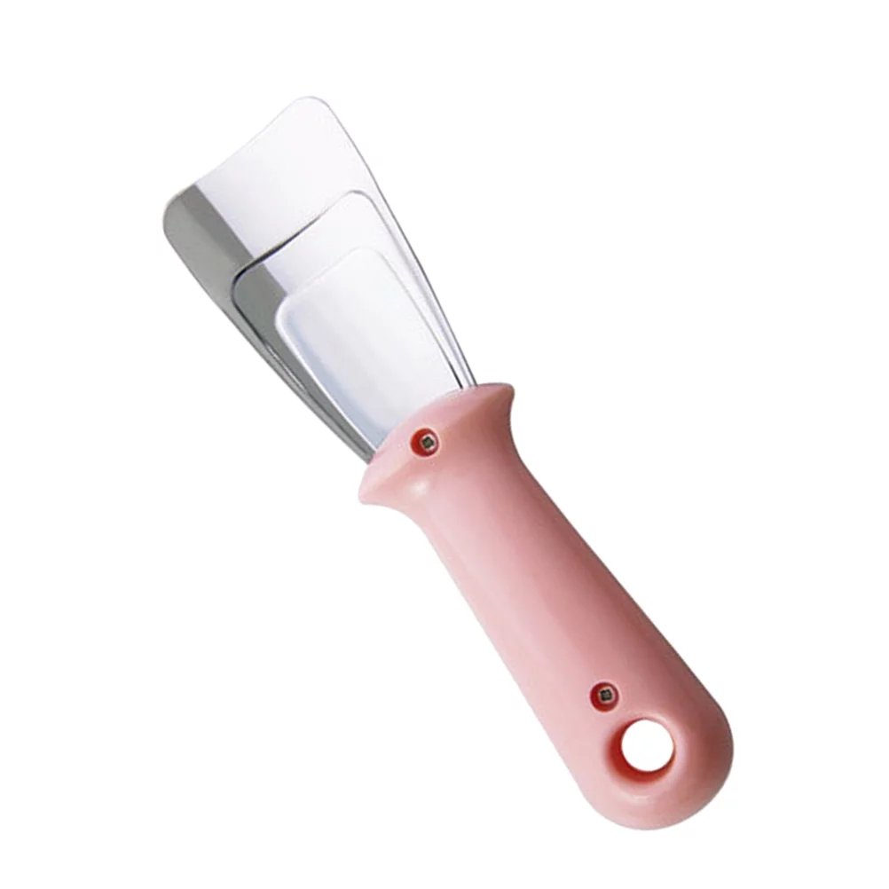 Stainless Steel Defroster Ice Shovel Refrigerator Ice Scraper Freezer Ice Removal Shovel Deicing Scoops Kitchen Gadgets(Pink)