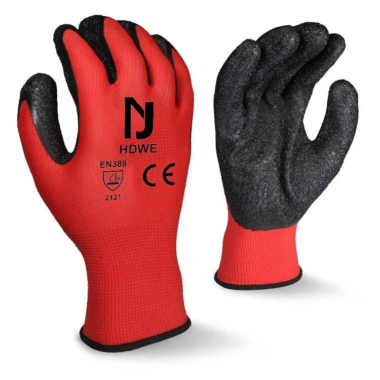 NJ HDWE Work Gloves for Men & Women-Breathable & Comfy, Gardening, Plumbing, Electrician, 2X Coated Safety Work Gloves (Extra Large)