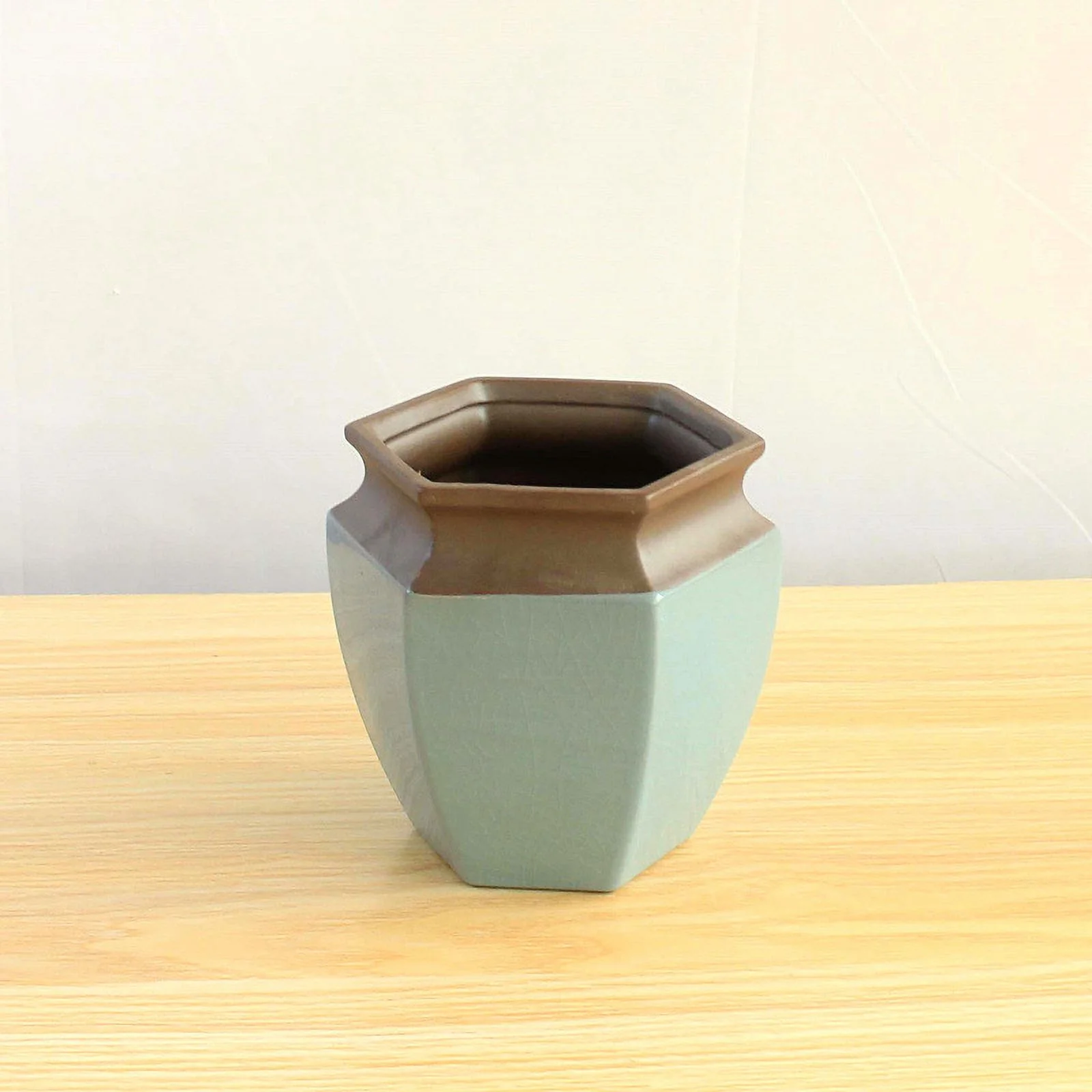 Garden Ceramic Succulent Planters - Pottery Green Plant Pots