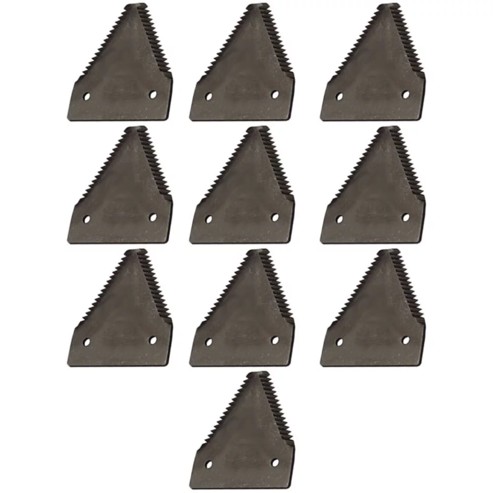 RAParts 10 Pack Sickle Bar A+ Heavy Super 7 Top Serrated Teeth Blade Sections S20-3407