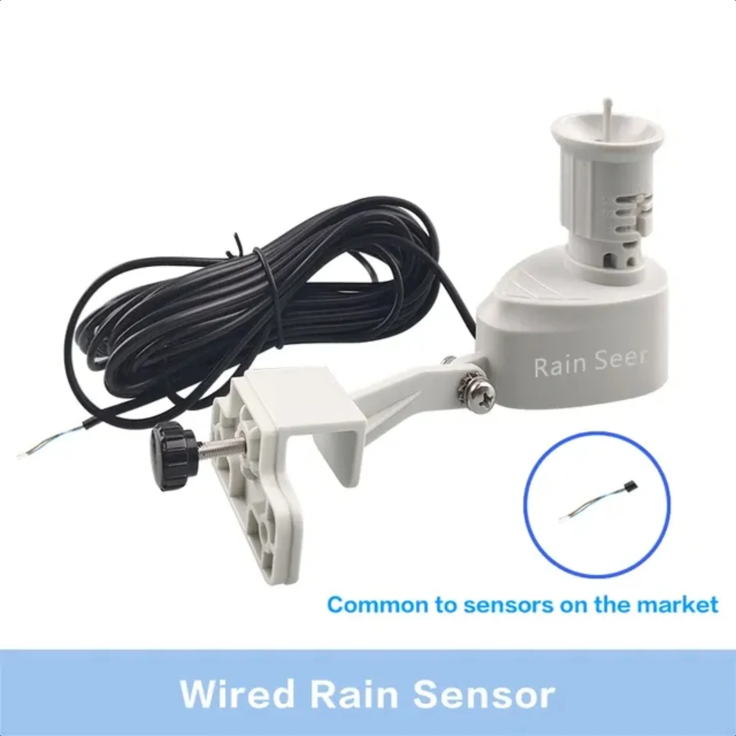 Intelligent Rain Seer Wired Garden Rainfall Sensor Kit for Connected Devices  Irrigation Water Timer with Electromagnetic Valve Connection. Control Your Garden‘s Watering with Precision.