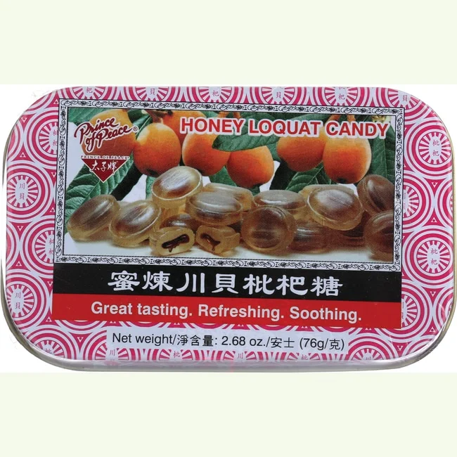Prince of Peace Honey Loquat Candy 2.68 oz Pkg