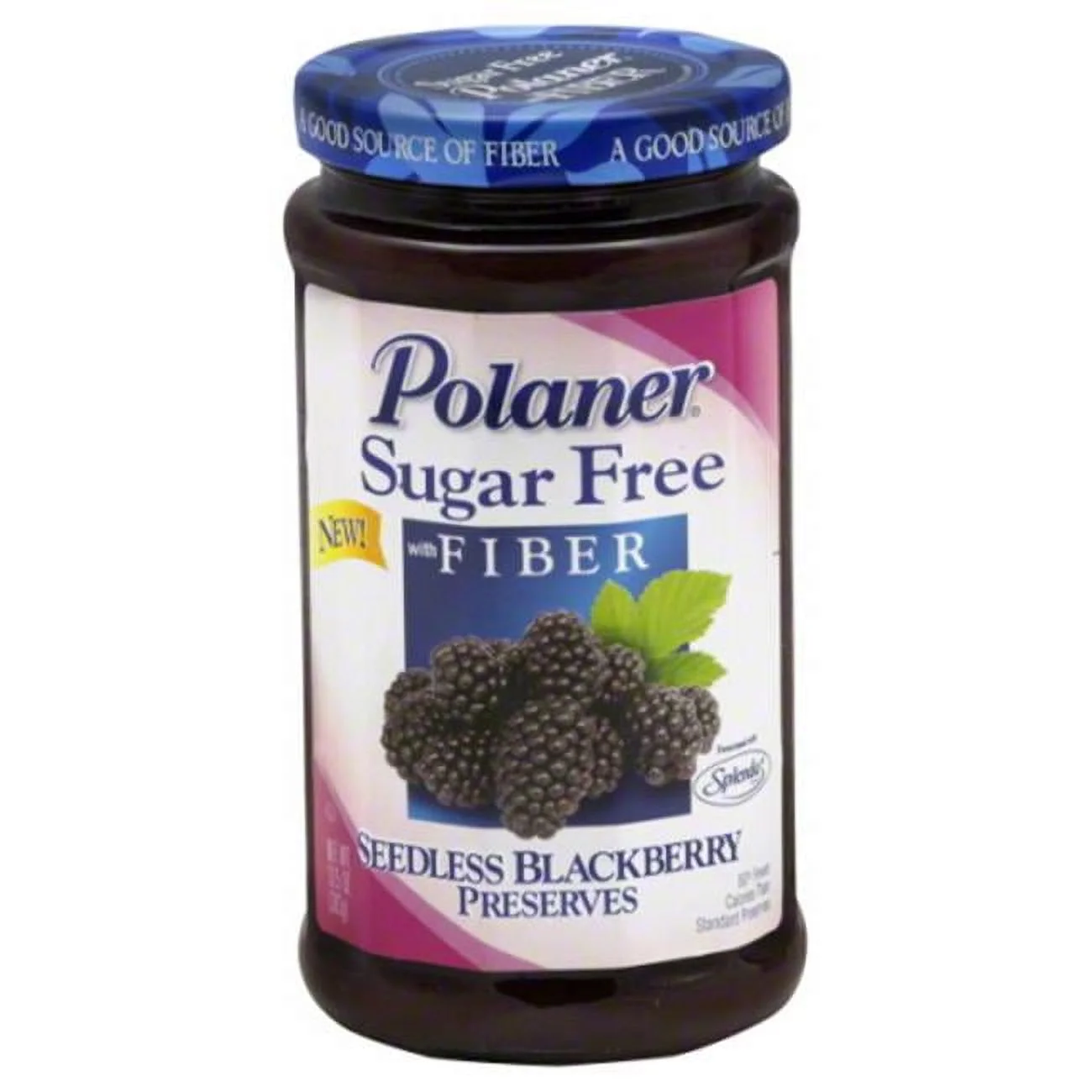 Polaner 13.5 oz Sugar Free Blackberry Preserves - Pack of 12