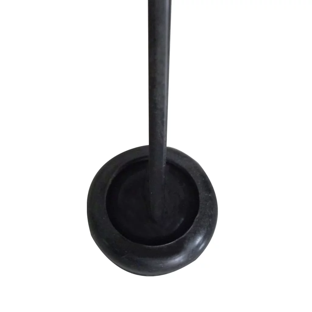 Folding Patio Chairs 2 pcs Steel and Solid Wood Acacia