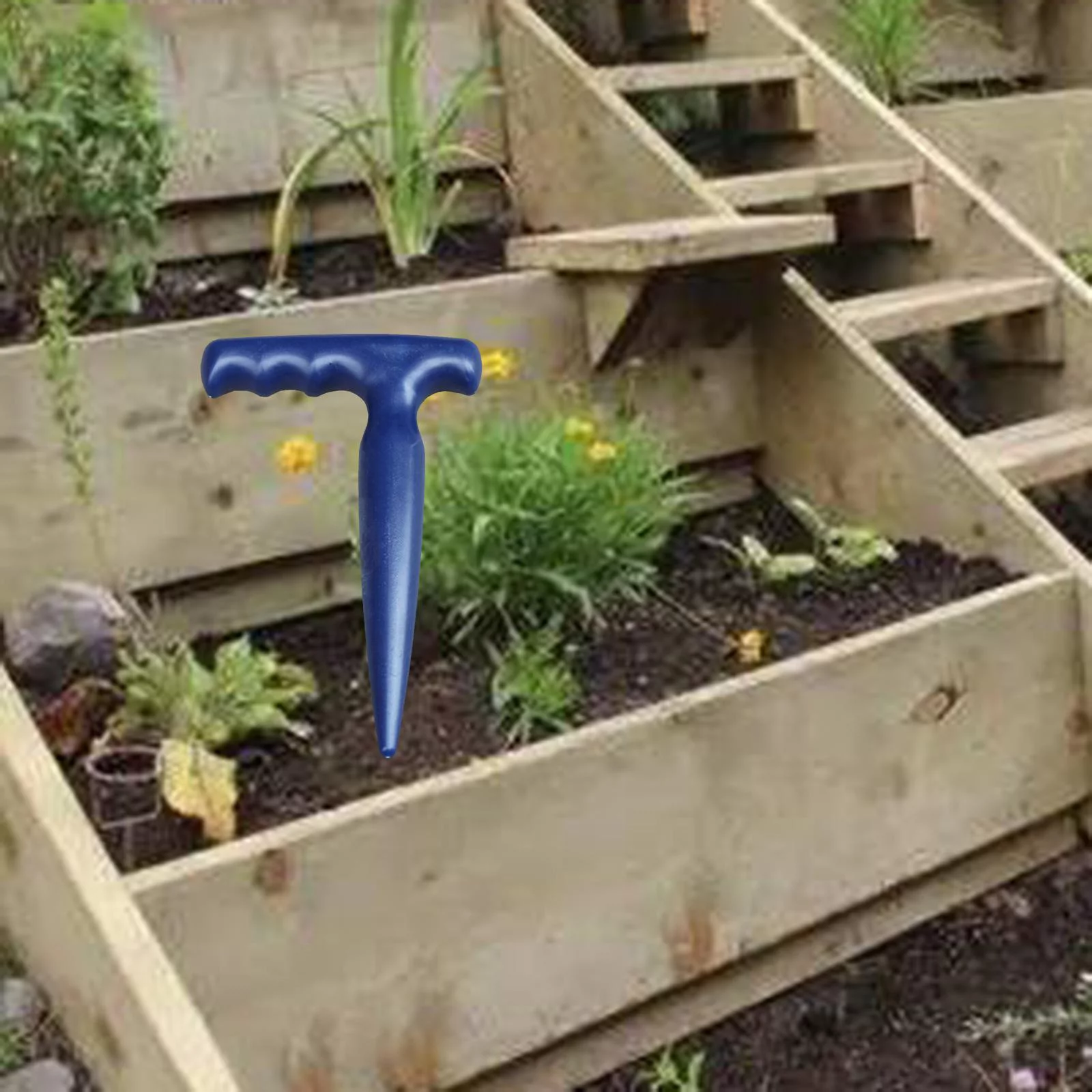 Garden Hand Dibber, Handheld Gardening Dibblers, Garden Hole Punch Dibblers Tool ABS