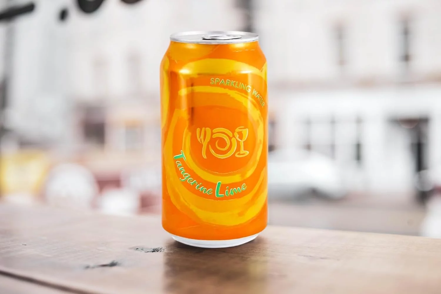 Sparkling Water Tangerine Lime (12 Cans Pack) | 0 Calories | 0 Sugar | 0 Sodium | Vegan + Knoppers 0.8Oz