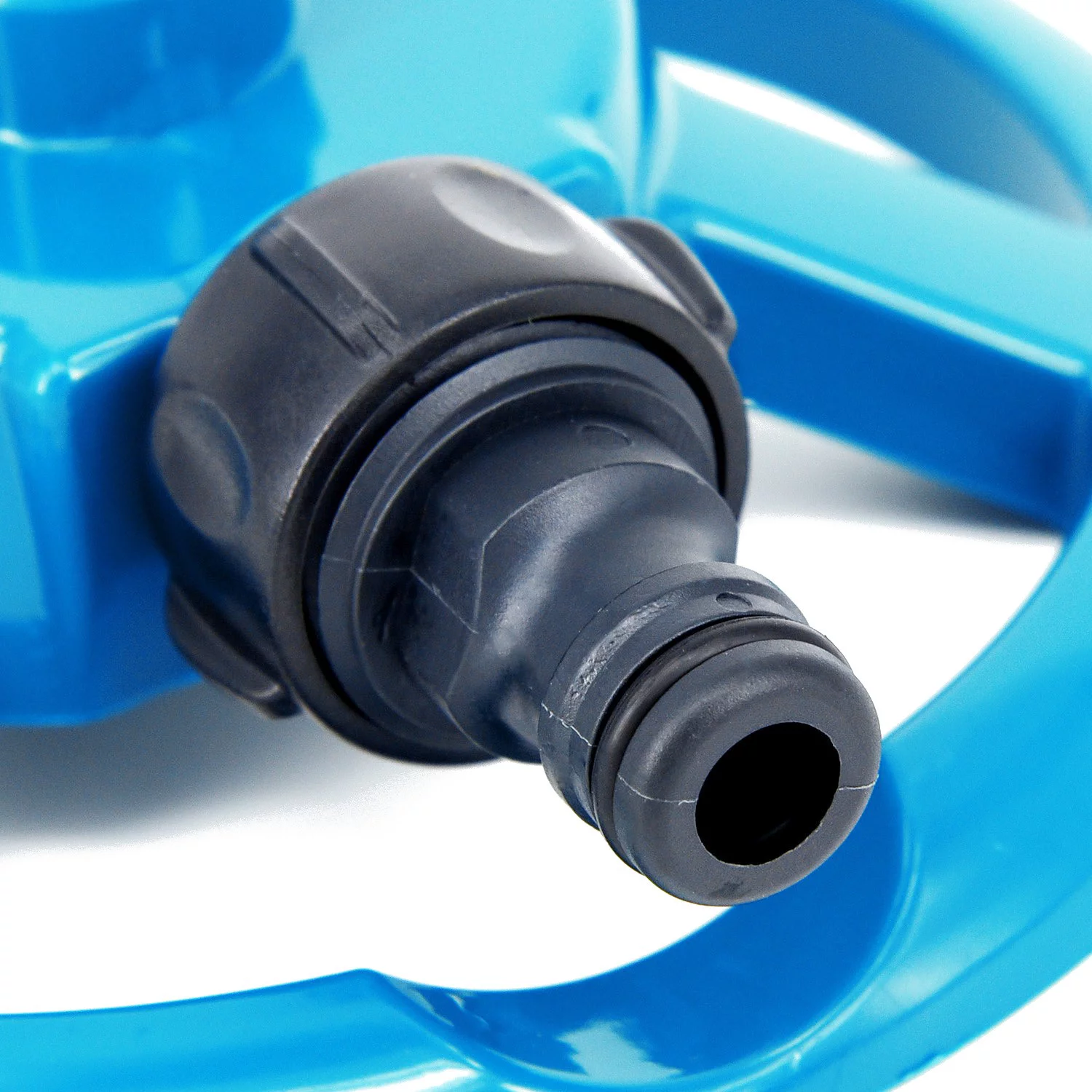 360° Lawn Circle Rotating Water Sprinkler 3 Nozzle Garden Pipe Hose Irrigation