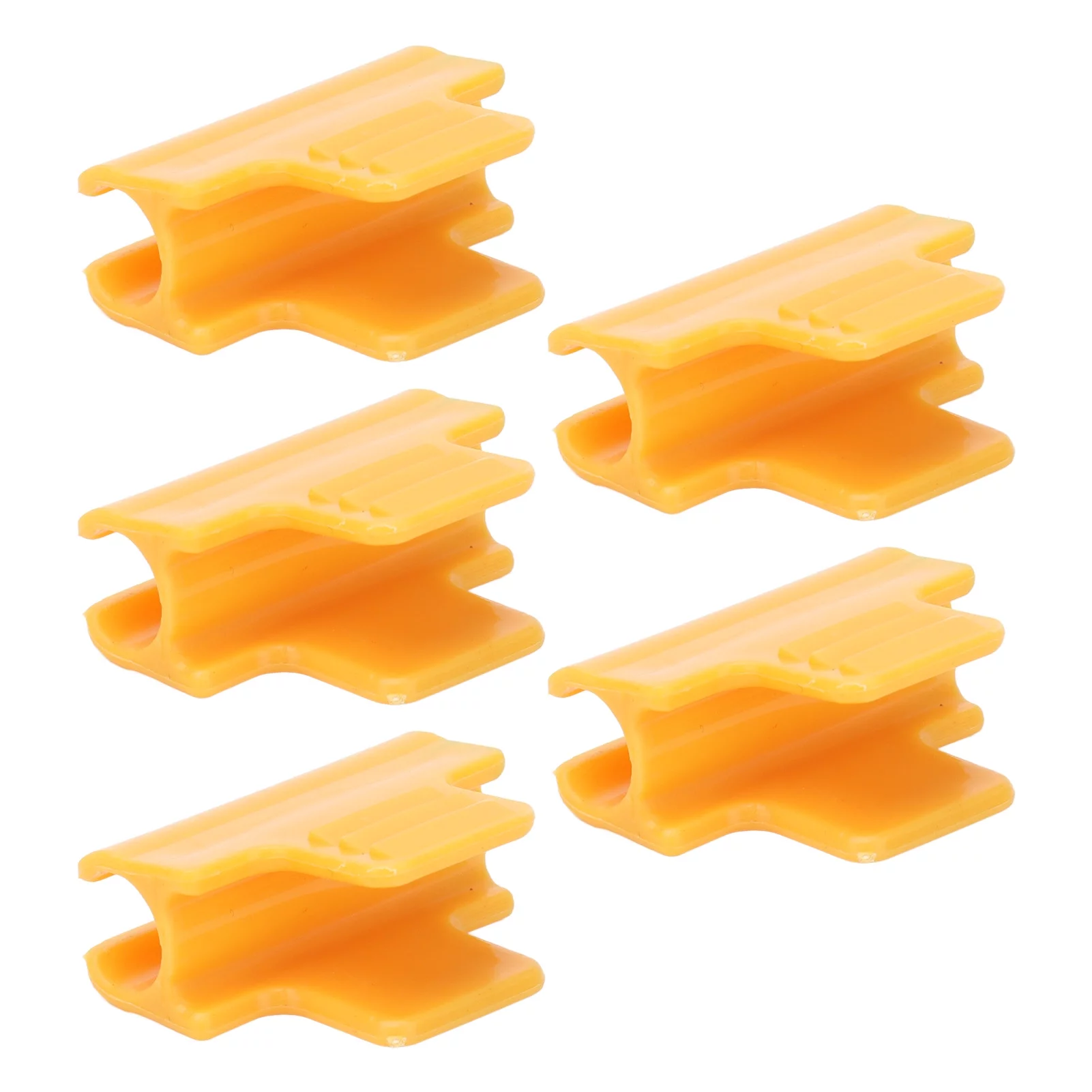 Plastic Snap Clamp 50Pcs Cold Resistance Greenhouse Clamp Plastic Orange Film Clips for Diameter 11mm Pipes