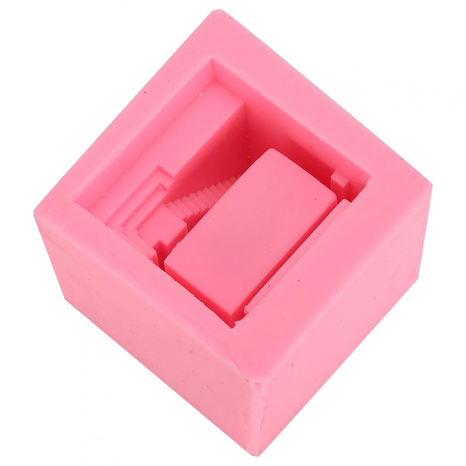 Silicone Mold,Delaman Unique House Shape Silicone Mold Cake Soap Flower Pot Concrete Molds Household DIY Accessories(BK2081)