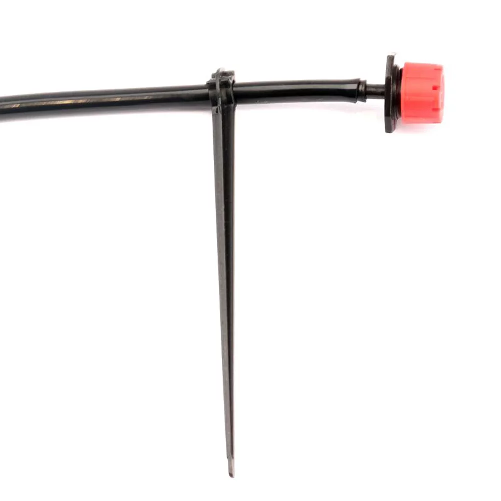 100Pcs Irrigation Drip Support Stakes for for Tubing Hose Flower Beds Vegetable Gardens  Gardens
