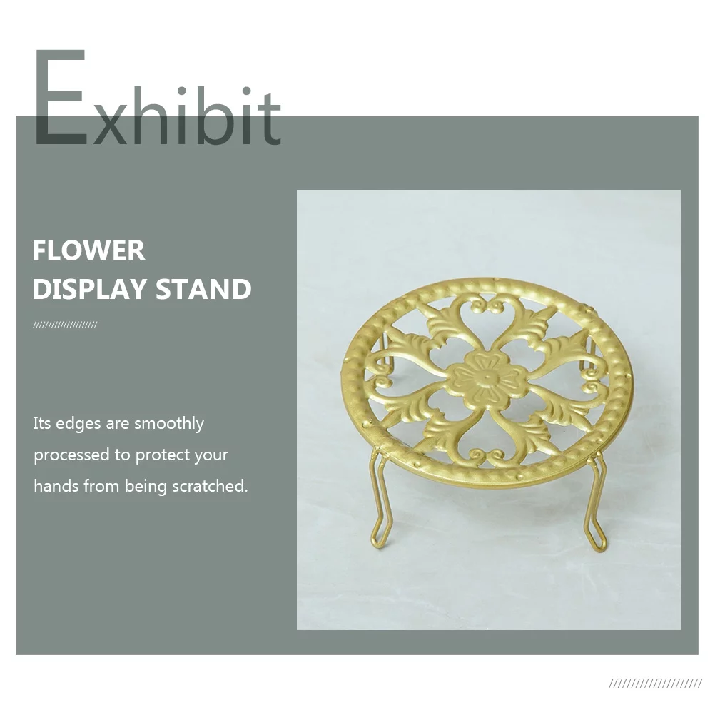 Gongxipen Living Room Plant Pot Rack Iron Flowerpot Stand Tea Table Flowerpot Holder