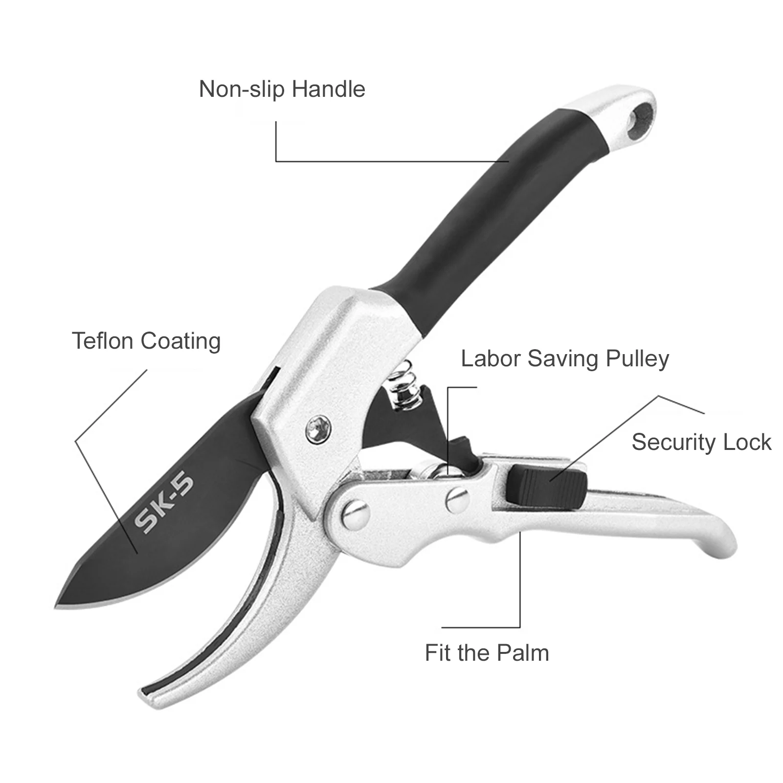 Versatile Gardening Tool Kit Pruning Shears for Plants, Flowers, and Fruit Trees