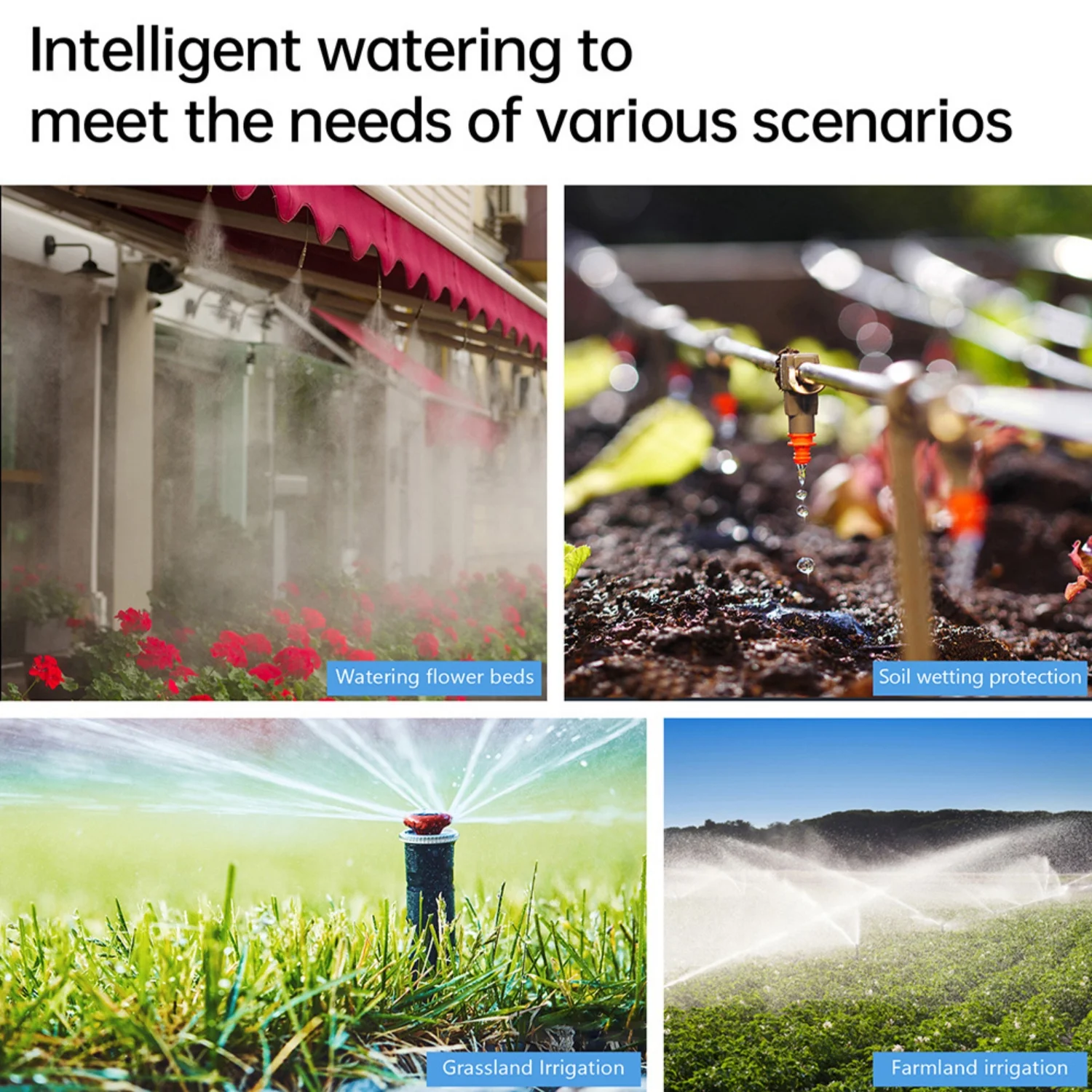 ZIGBEE Garden Watering Timer  Smart Life Sprinkler Drip Irrigation System Built-in Water Flow Recorder Water Controller