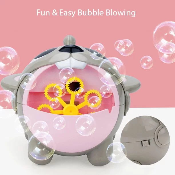 Kids Automatic Bubble Blower Blaster Maker Machine Toy with Rechargeable Battery