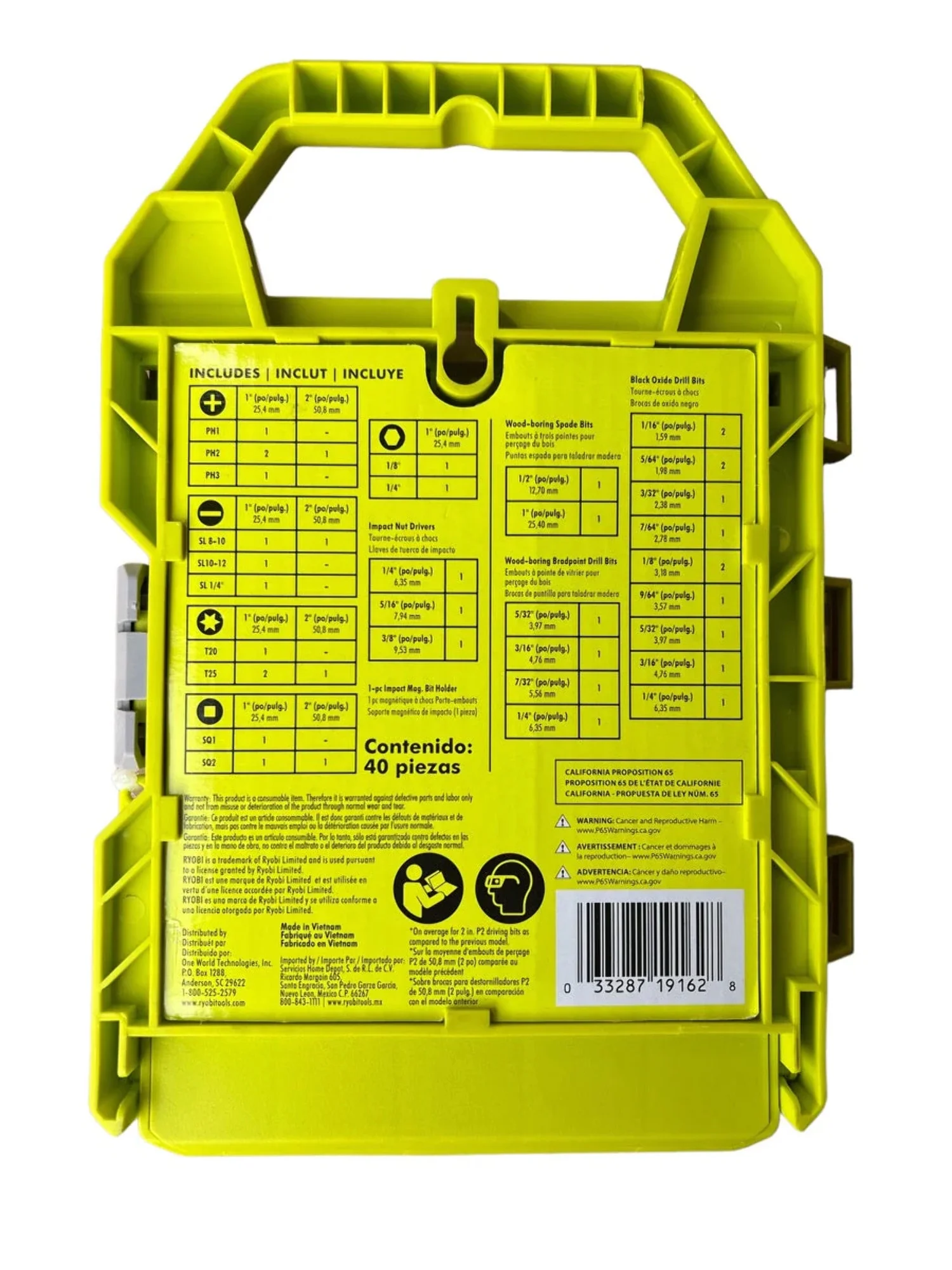 RYOBI Drill and Impact Drive Kit (40-Piece)