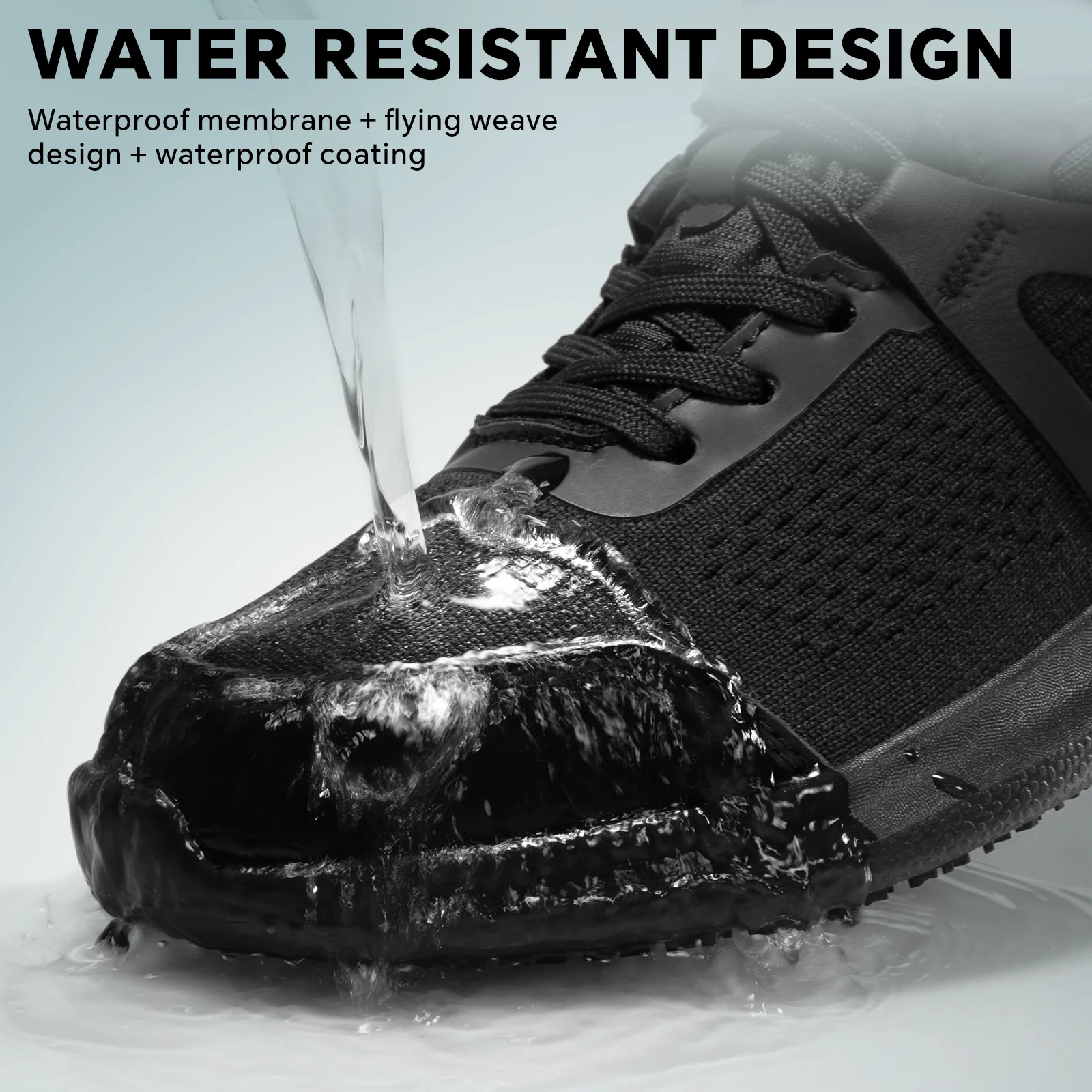 SPIEZ Women's Slip Resistant Shoes - Fashionable Chef Restaurant Work Shoes Waterproof Oilproof Non Slip Breathable Sneakers for Women Black