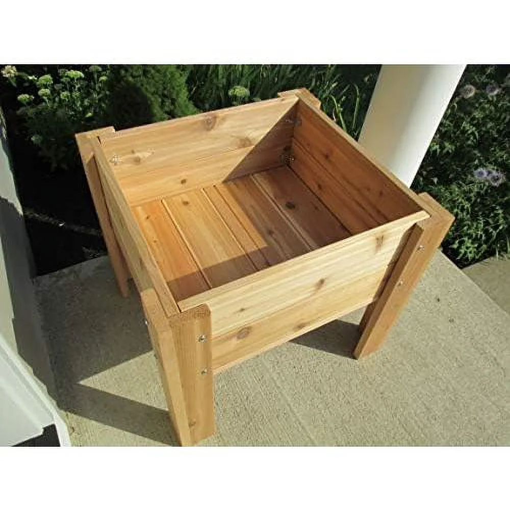 Elevated Cedar Planter 28