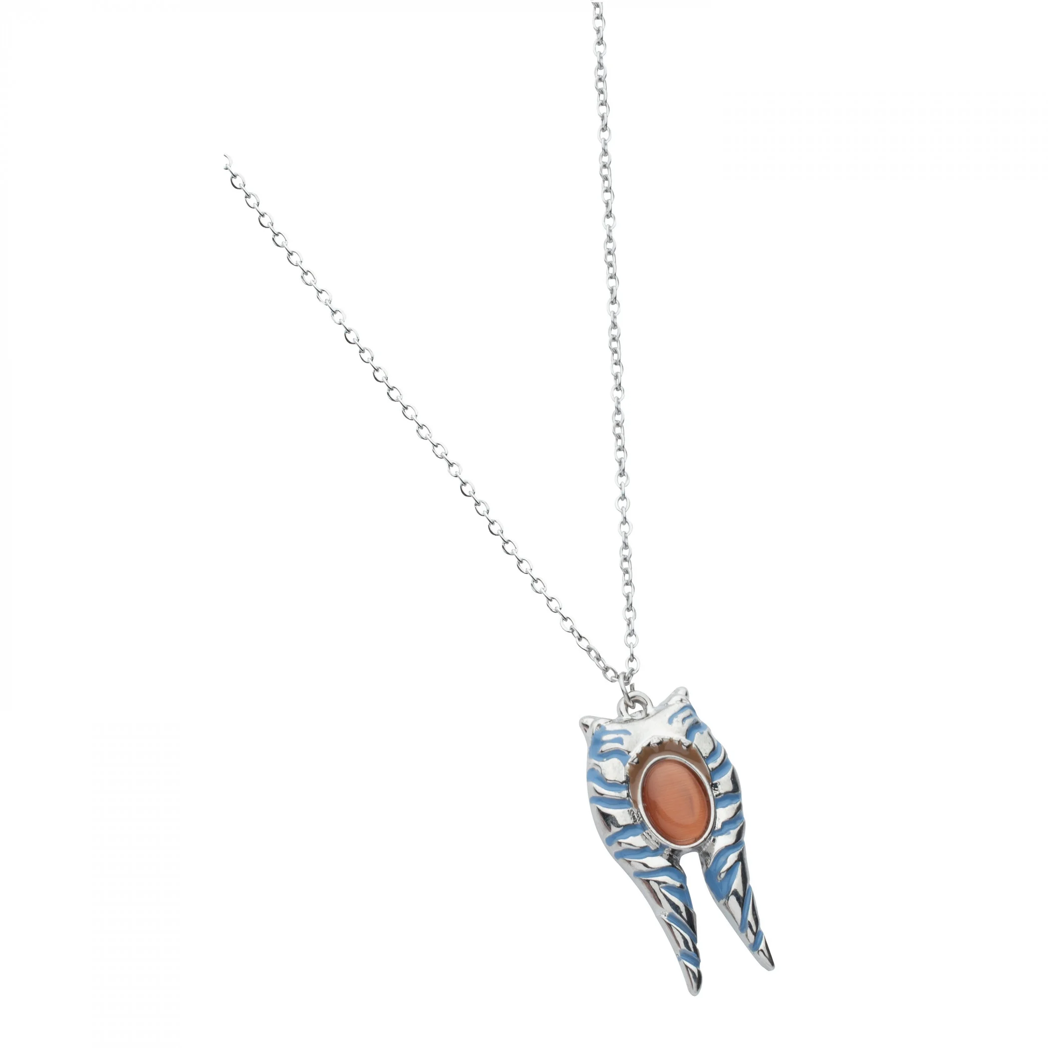 Star Wars  Ahsoka 3D Mandrils Pendant Necklace, Silver