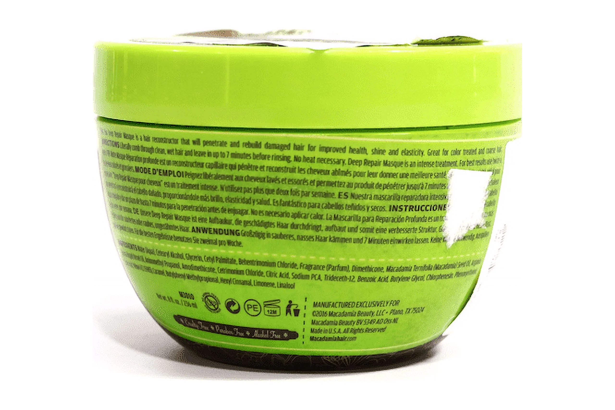 Macadamia Natural Deep Repair Hair Masque, 8 OZ