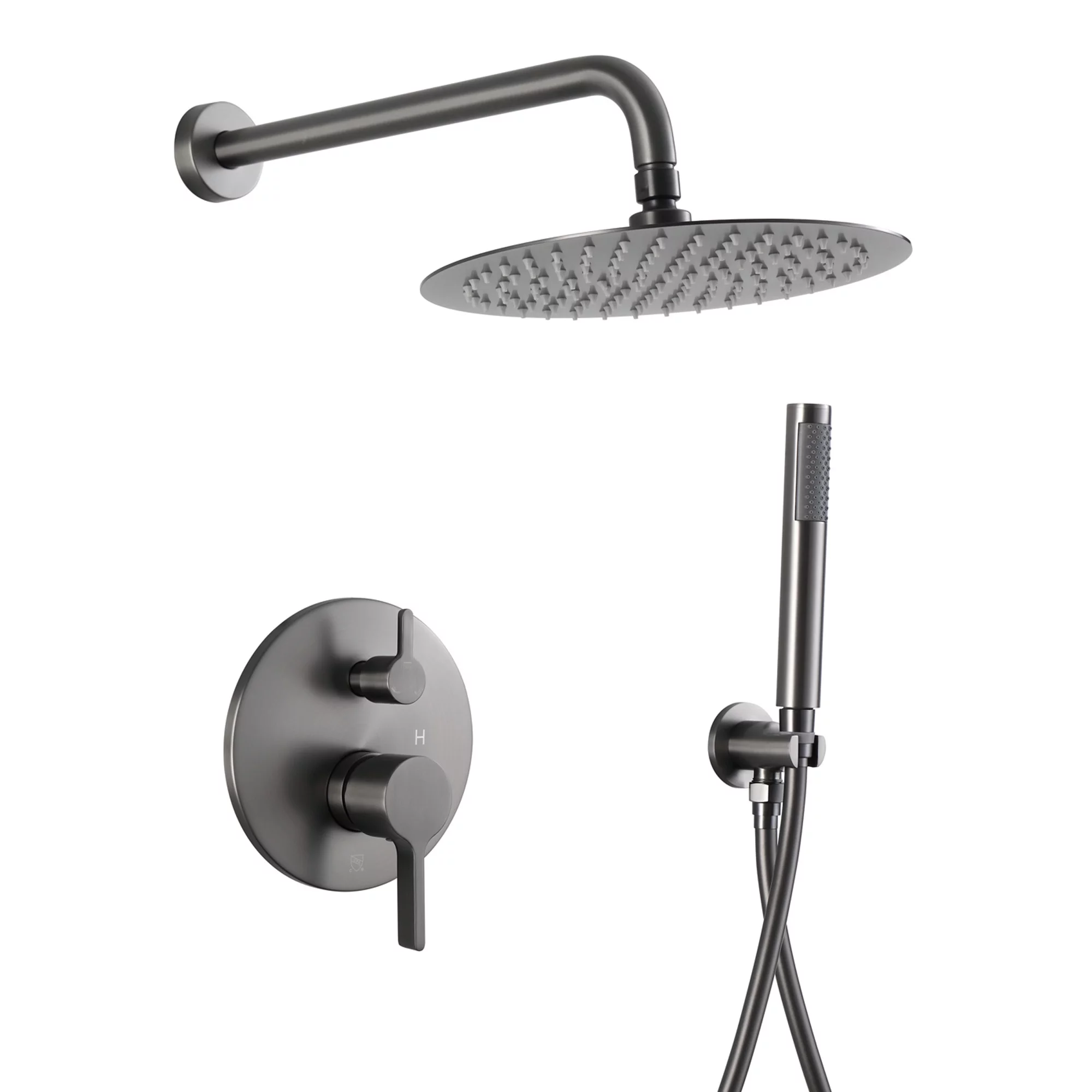 Shower System, Wall Mounted Shower Faucet Set for Bathroom with High Pressure 10