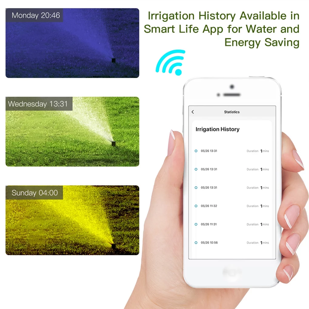 Smart Watering Timer IP55 Waterproof Garden Controller