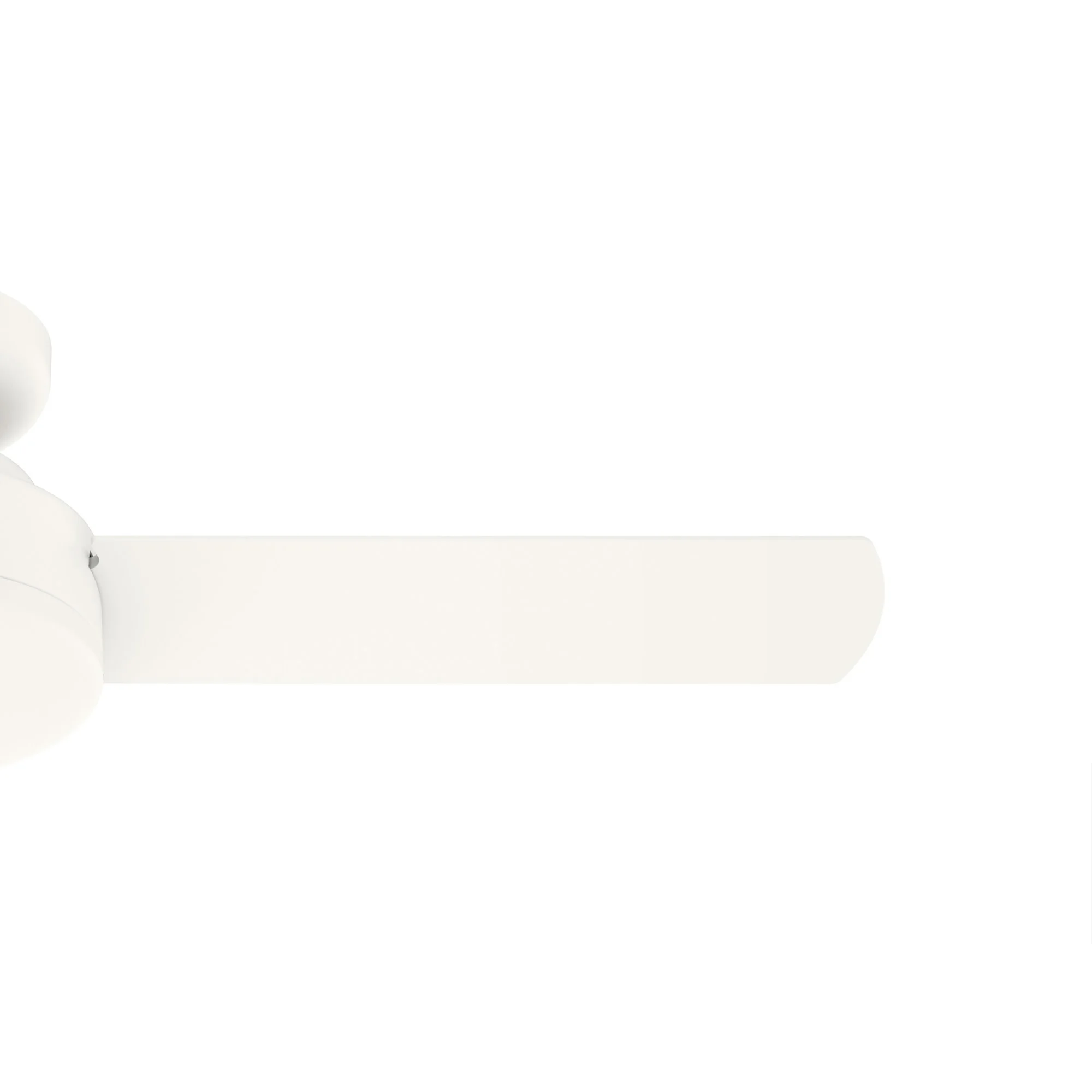 HUNTER - 52402 - Hunter 44 inch Presto Matte White Low Profile Ceiling Fan and Wall Control