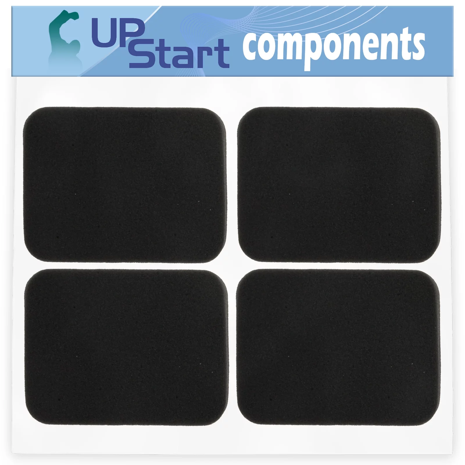 4-Pack 502844401 Air Filter Replacement for Husqvarna 560BTS (2011-10) 65.6cc 2-Stroke X-Torq Gas Backpack Blower - Compatible with 5028444-01 Filter