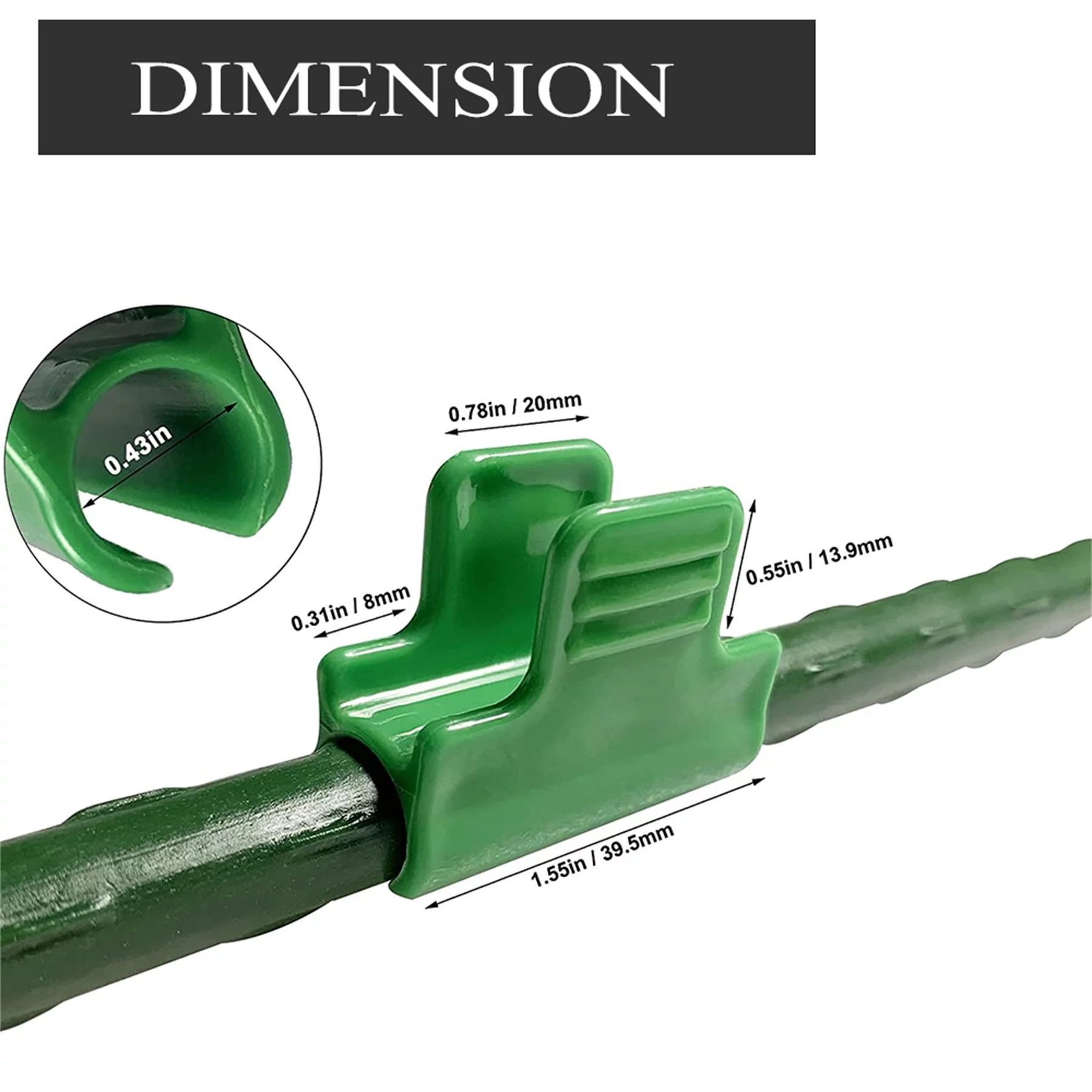 50PCS Greenhouse Clamps Clips