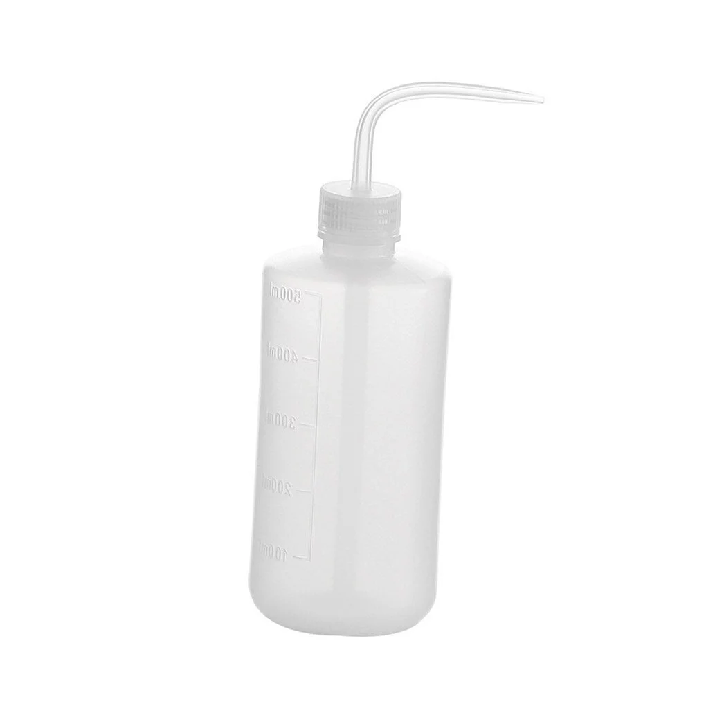 Squeeze Watering Device Plastic Flower Wash Bottle Garden Plant Irrigation Tool, 500ml