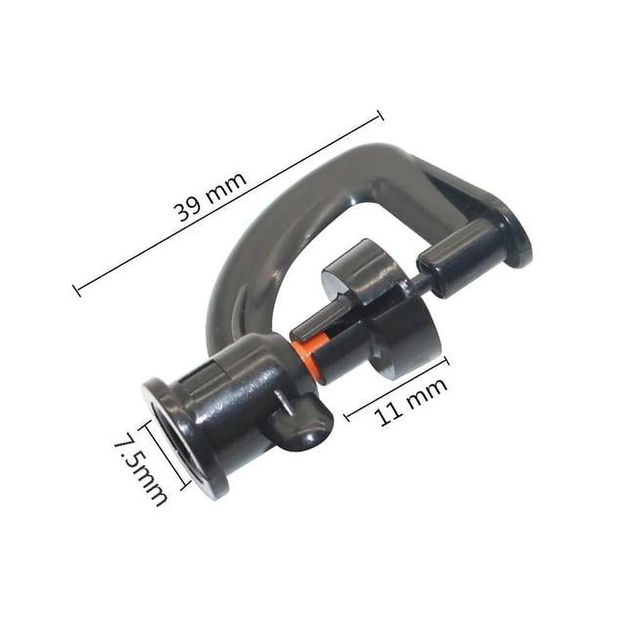 200 Pcs 7.5mm Interface Atomization Refraction Nozzles  Degree Watering Dust Removal Sprayer Garden Irrigation Sprinklers