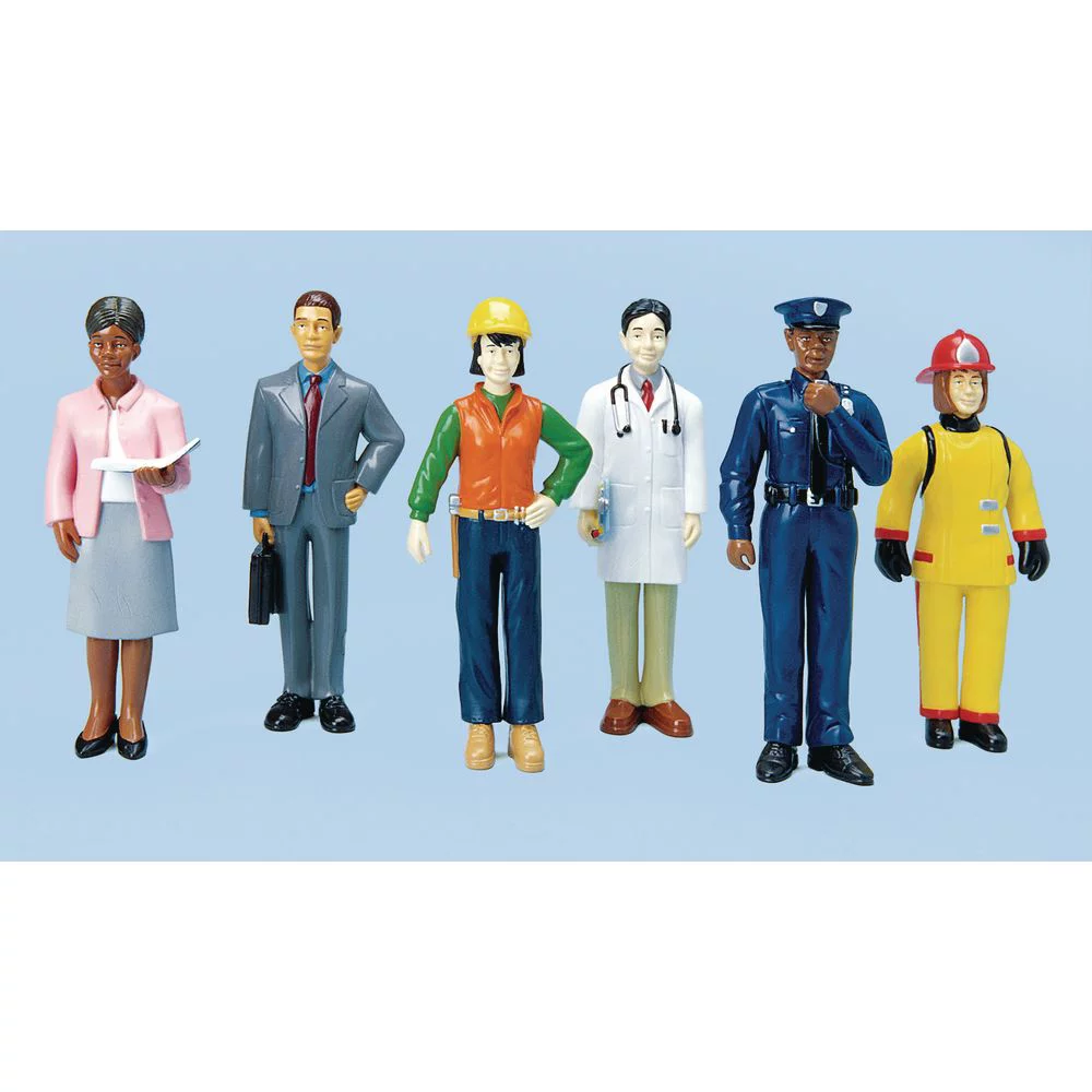 Excellerations Pretend Play Career Figures - Set of 6