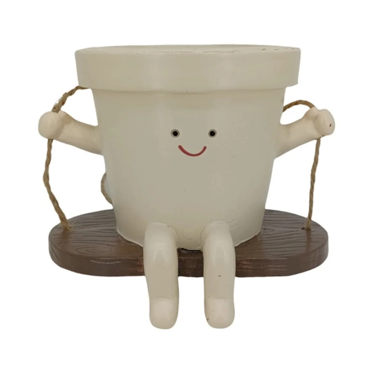 Hanging Flower Pots Swing Face Planter Hanging Plant Pot Flower Pot Pendant Flower Holder For  Outdoor Garden Decoration