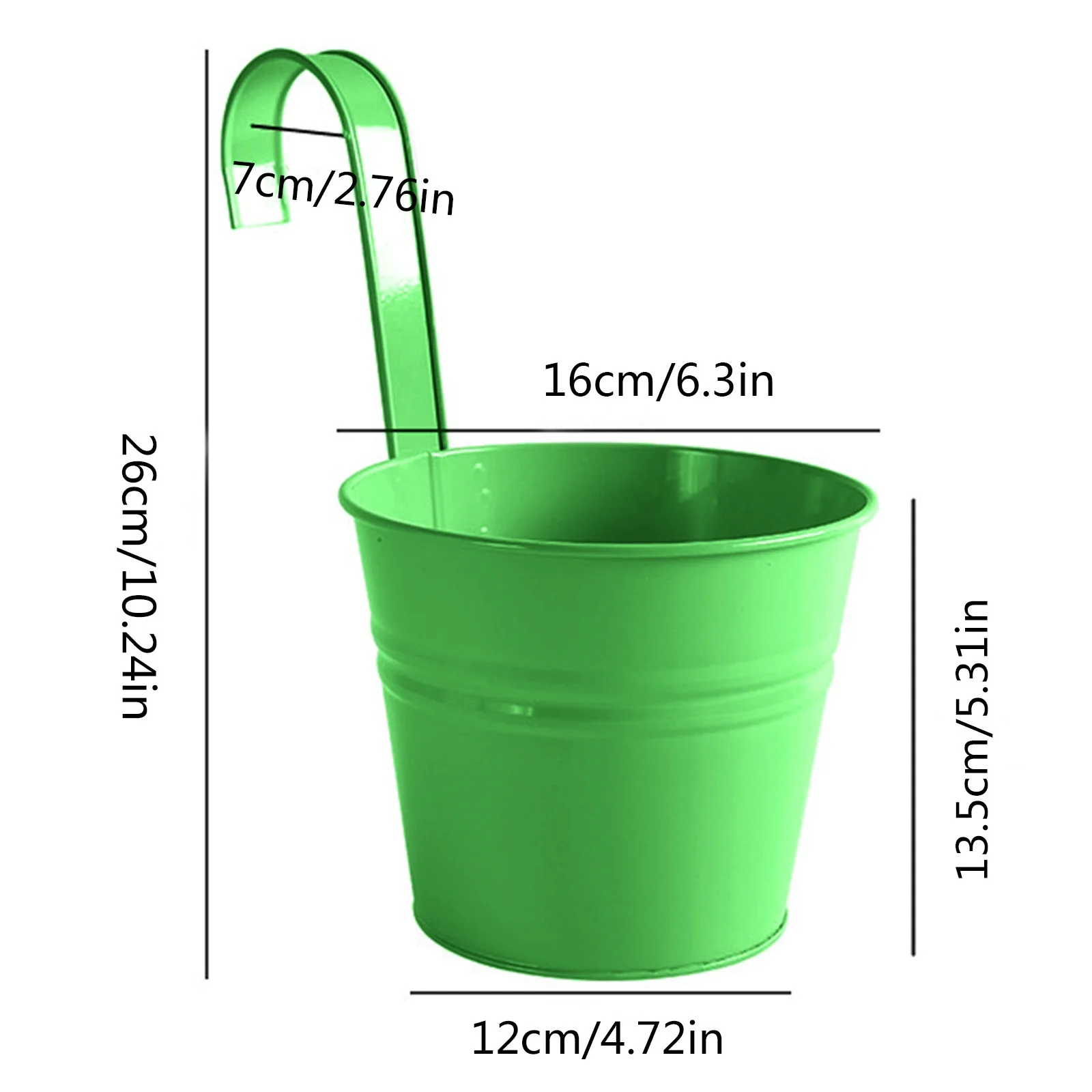 Lightning Deals Of Today chain Hanging Flower Pot Hanging Wall Hanging Pot Green Flowers Hanging Bucket Phalaenopsis Creative Decoration Pot Small Hanging Pot