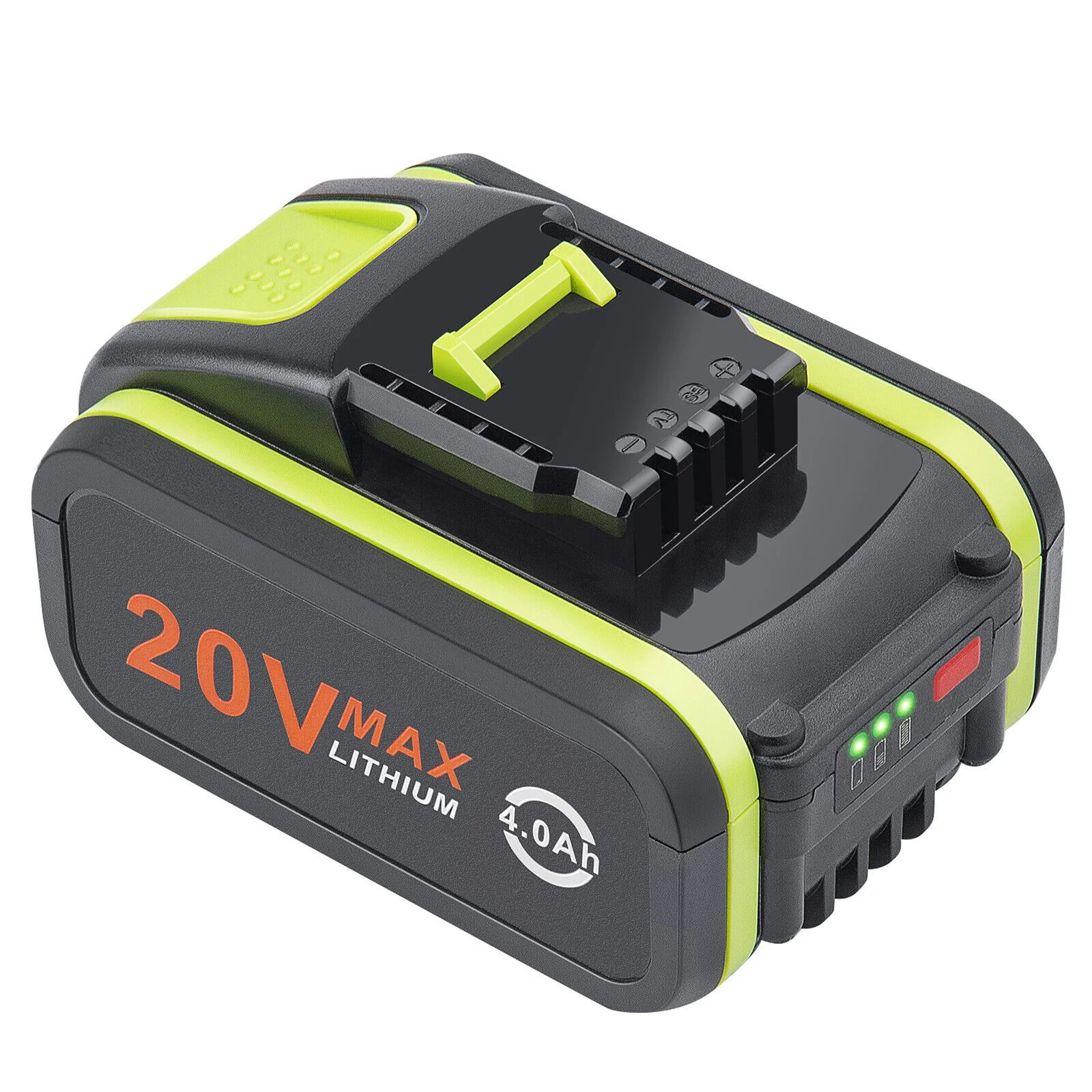 WA3553 20V 4000mAh Lithium-Ion Battery Replacement for Worx 20V WA3551 WA3551.1