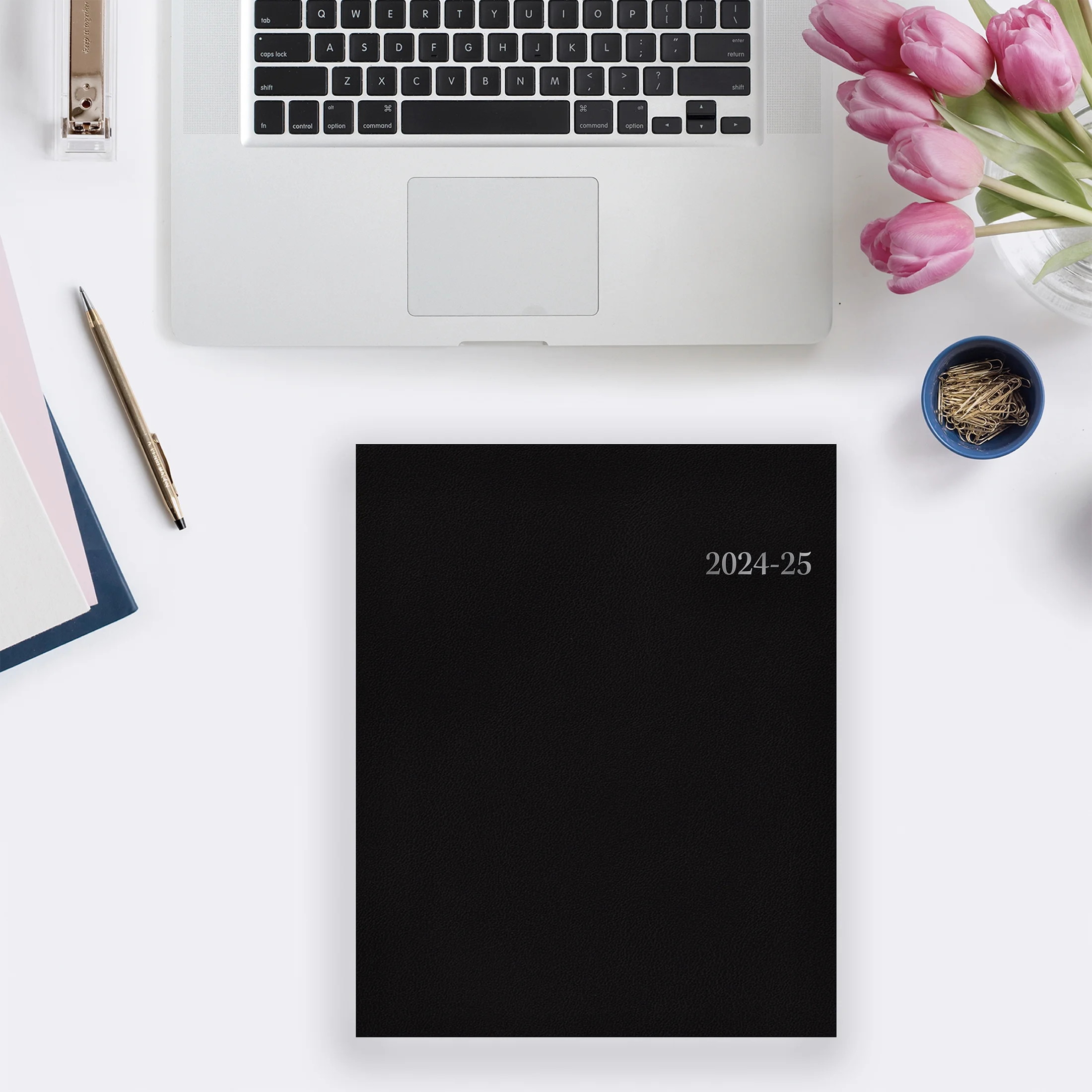 2024-25 Weekly Monthly Concealed Wire Planner, 8.5x11, by Blue Sky, Black