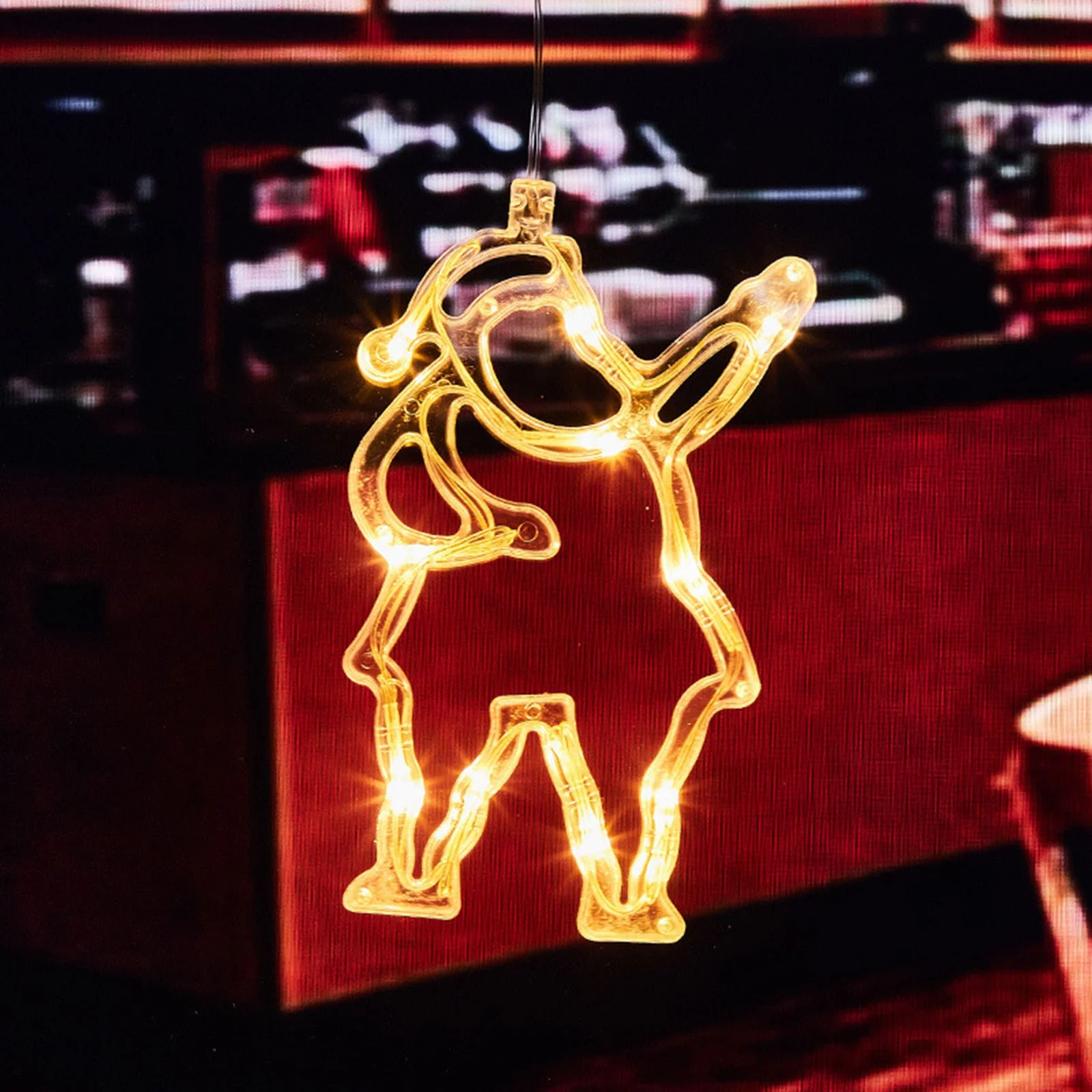 Hanging Lamp Home Decoration With Lighted LED Lights For Christmas Tree Fireplace Window Indoor And Outdoor Decoration