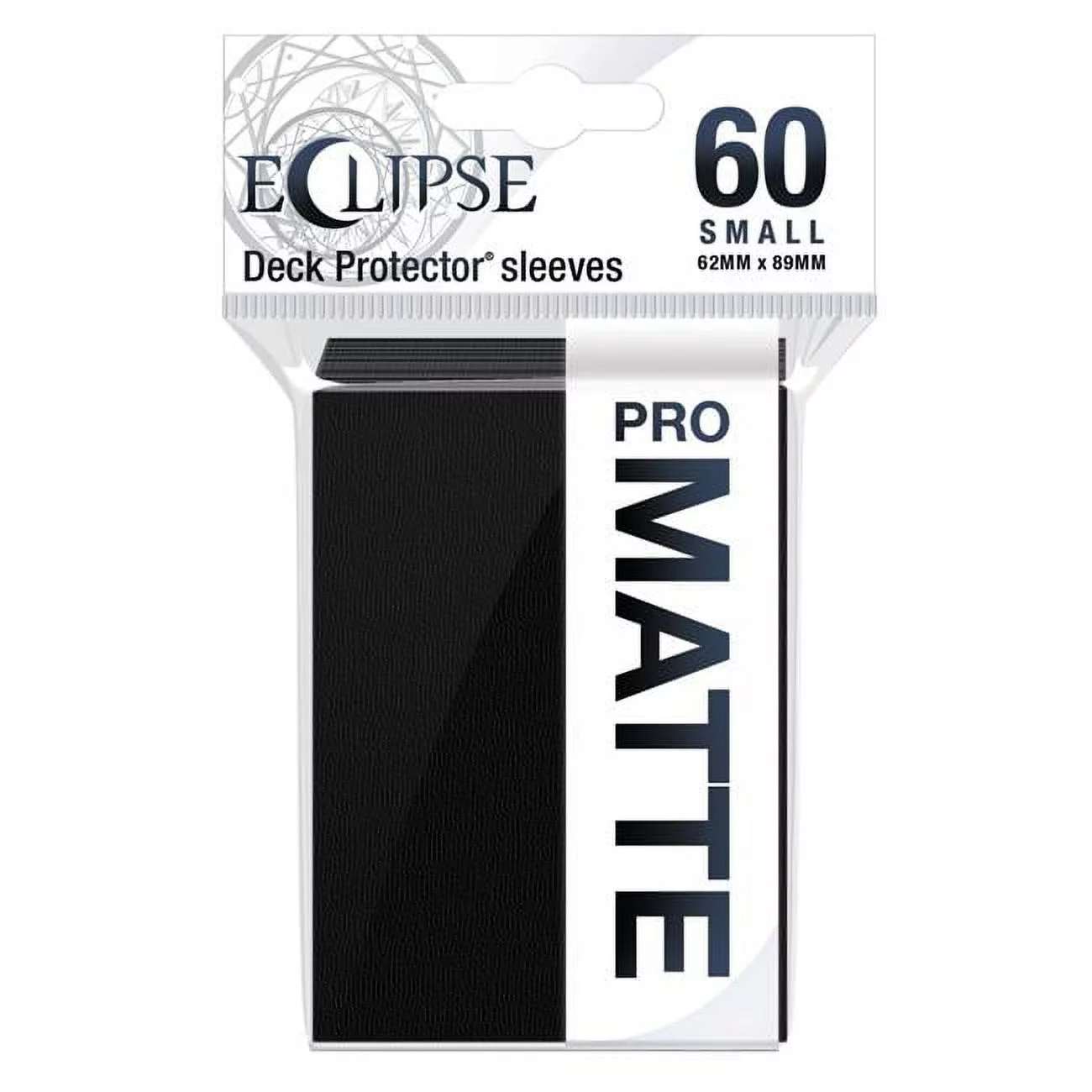 Deck Protector Eclipse Matte Small Sleeves, Jet Black - 60 Per Pack