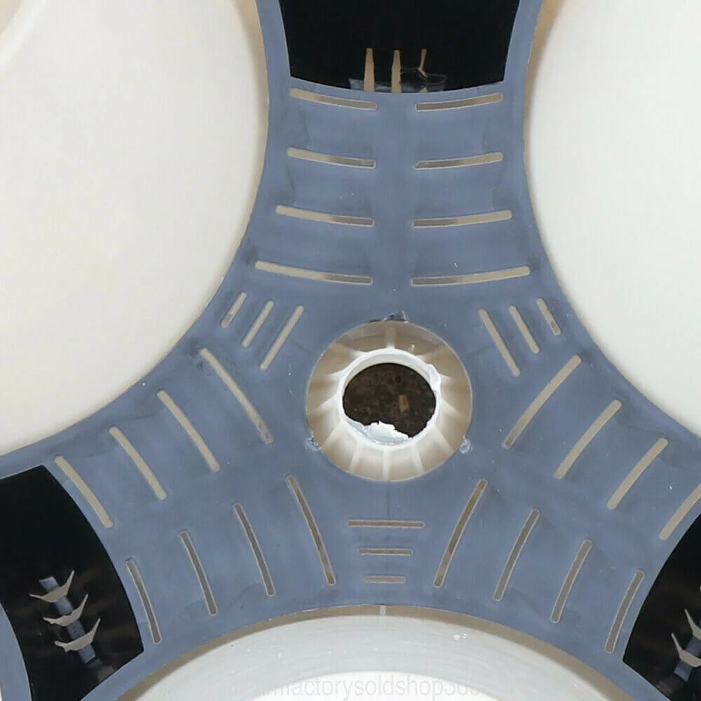 Miumaeov 6 Tier Vertical Garden Tower Plastic Milky Fit Plant Flower Veg Pots Stack