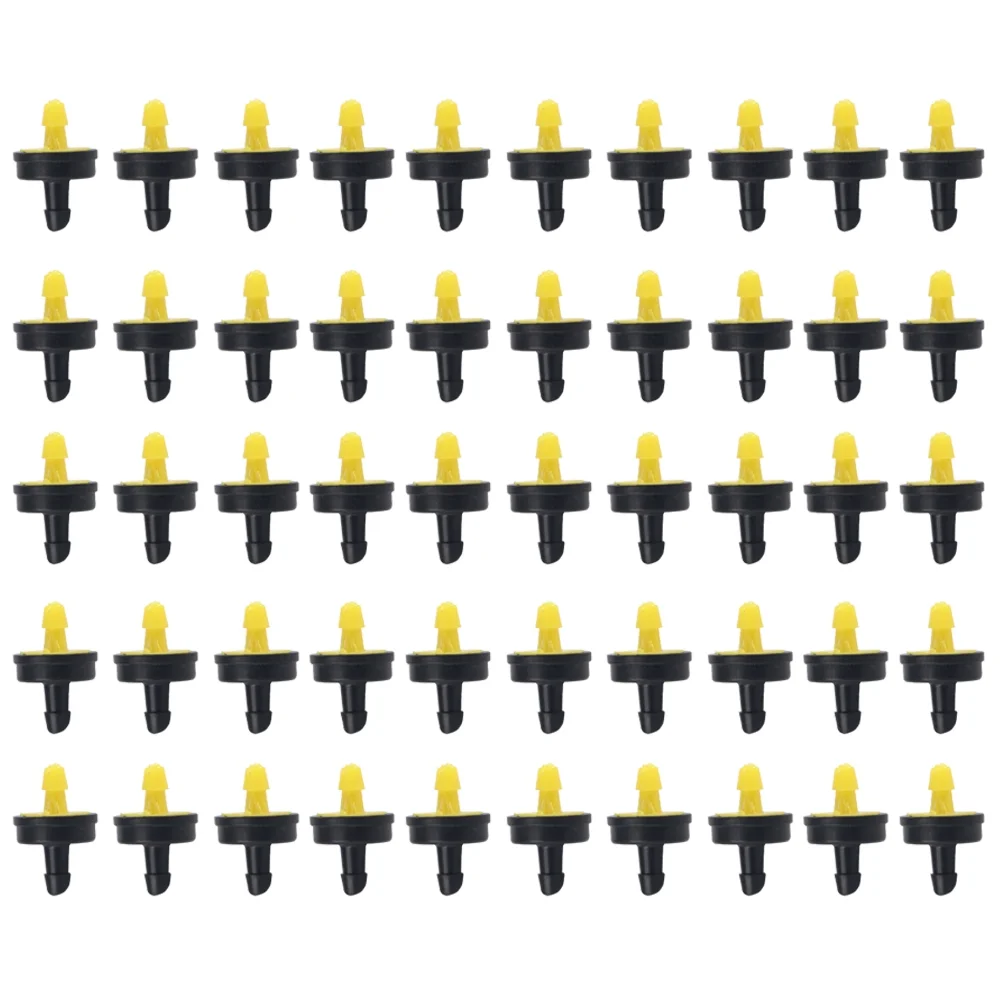 ZPSHYD Irrigation Drippers, 50Pcs Pressure Compensating Drippers ABS Adjustable Flow Pressure Compensating Irrigation Sprinklers Watering Dripper Emitter