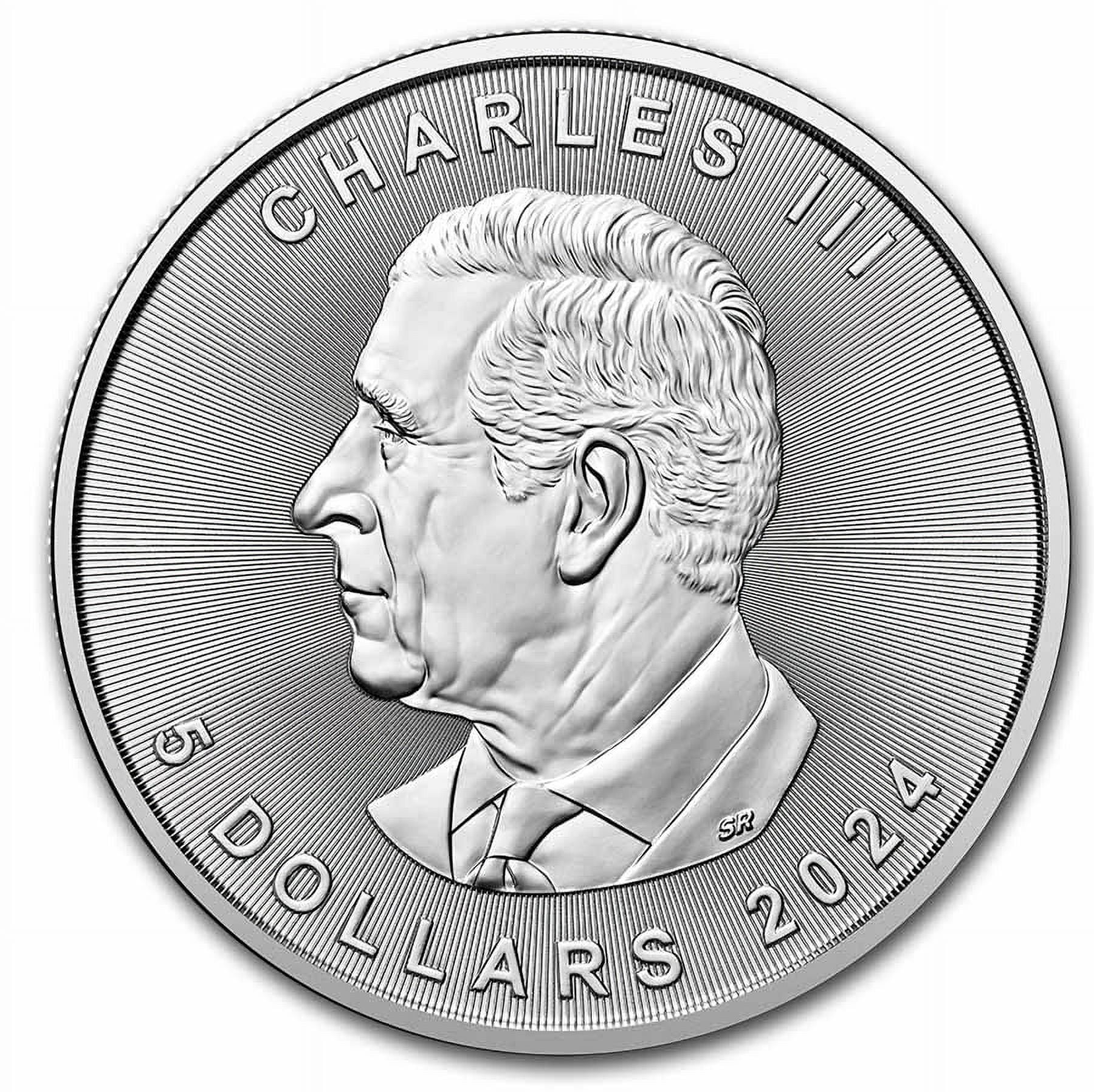 2024 Canada 1 oz Silver Maple Leaf BU - (Lot of 25) - Walmart