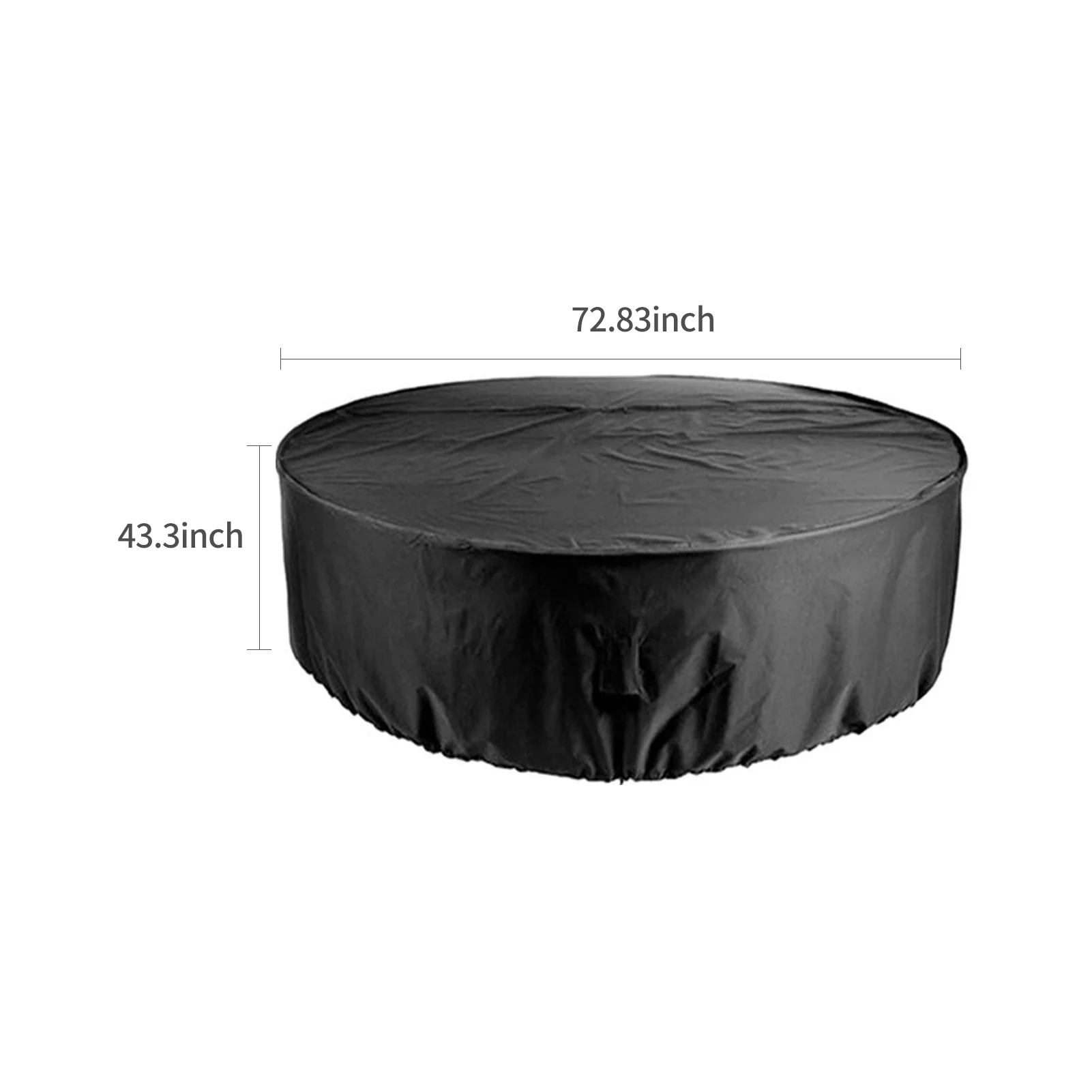 Outdoor Patio Furniture Covers Waterproof Table Chair Set Covers Windproof Tear-Resistant Round Cover for Outdoor Garden Patio Yard Park Furniture Cover
