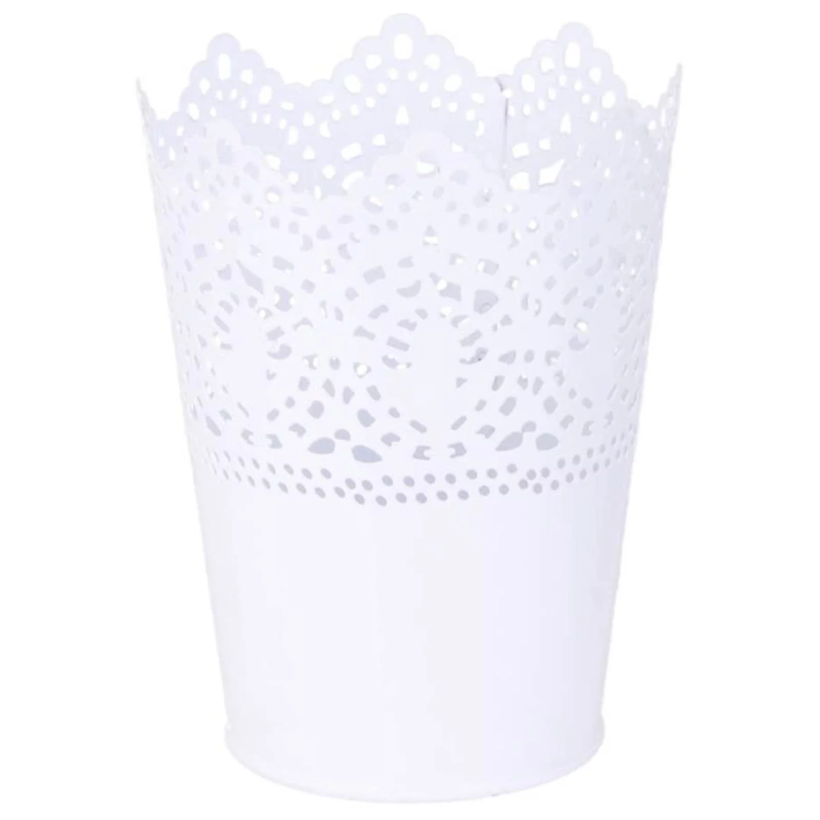 AaSFJEG Home Vintage Metal Iron Keg Flower Pot Hanging Balcony Garden Planter Decor Pot *12Pcs