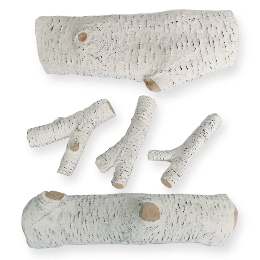 Proman Products Alpine Artificial Fire Logs, 5 pieces, Longest 16